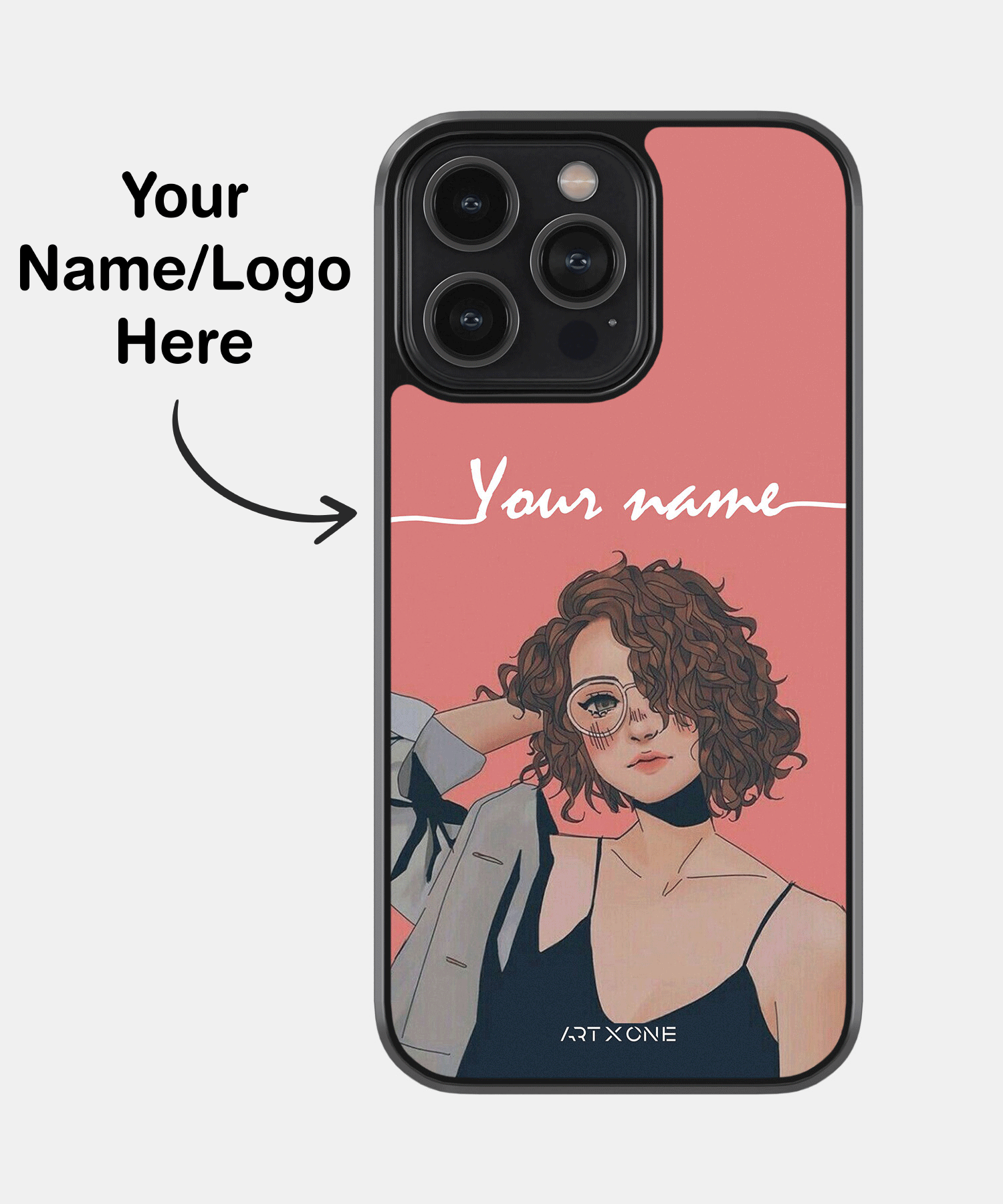 Curly Girl Mobile Back Cover