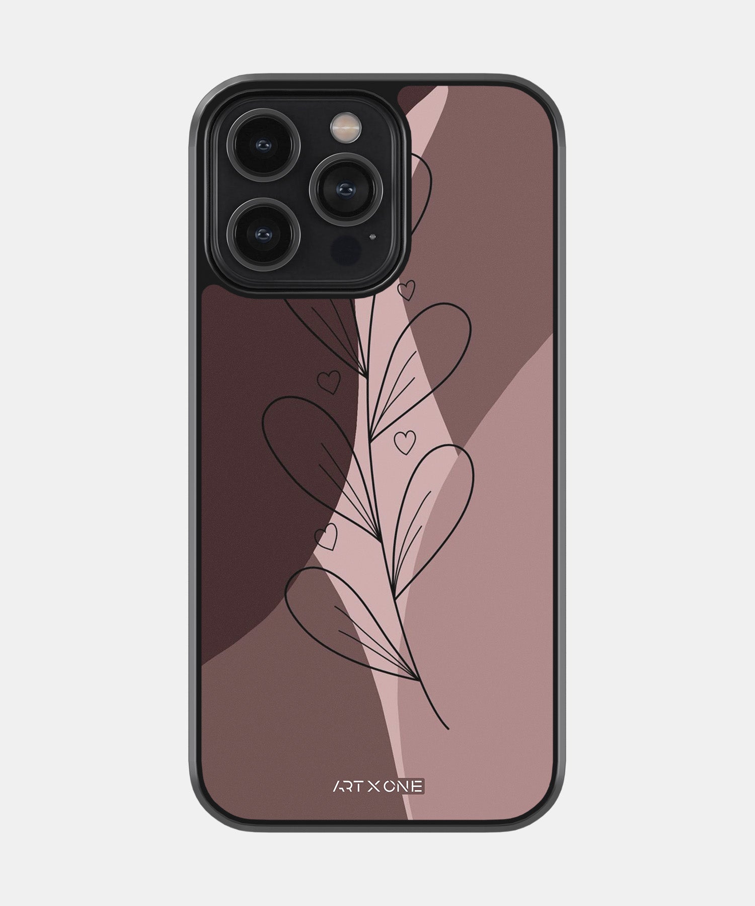 Brown Leaf Abstract Mobile Back Cover