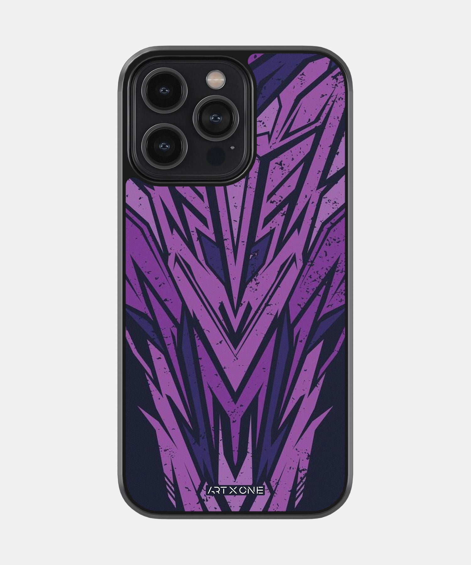 Abstract Purple Geometric Pattern Mobile Back Cover