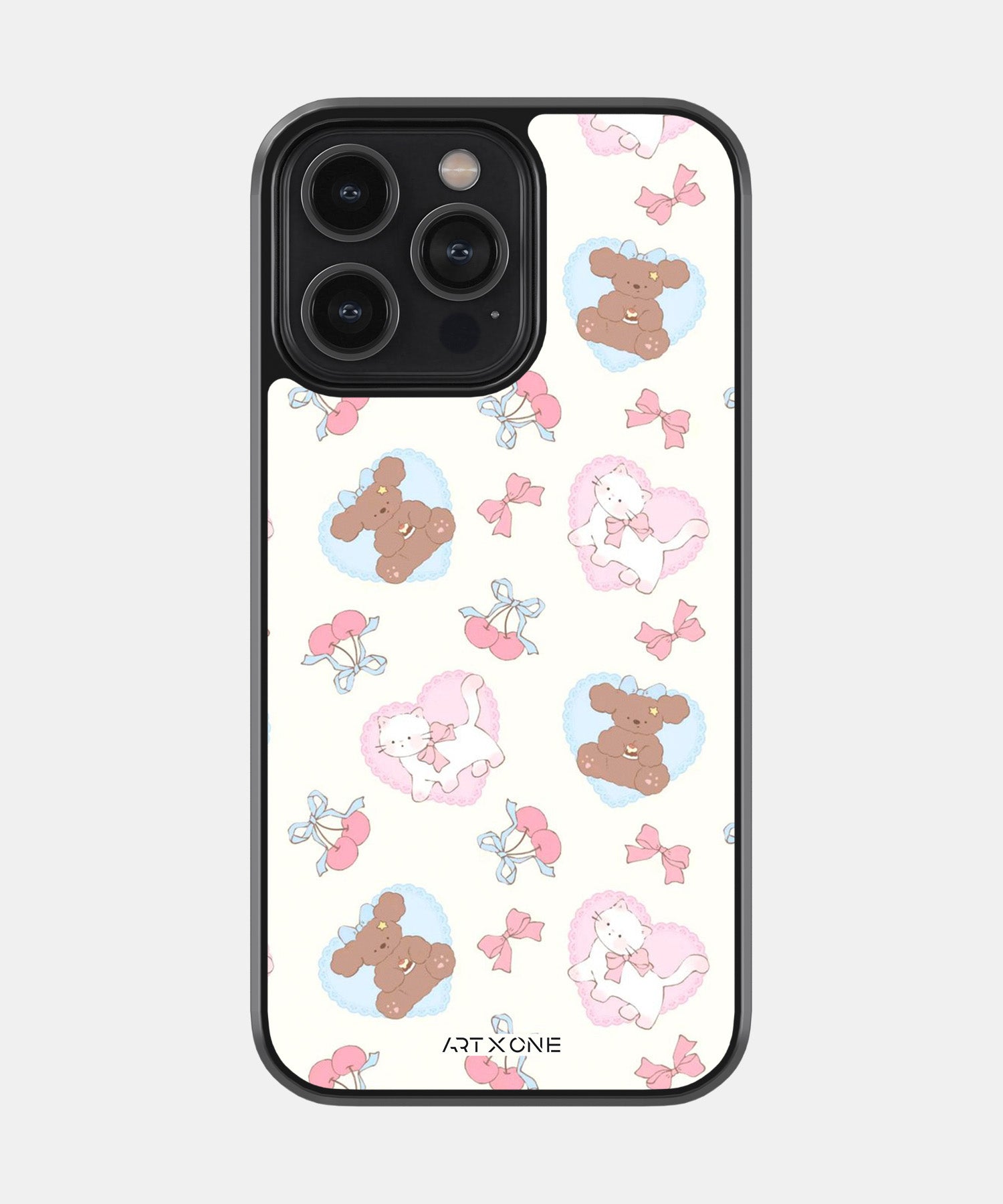 Cutie Heart Crew Mobile Back Cover