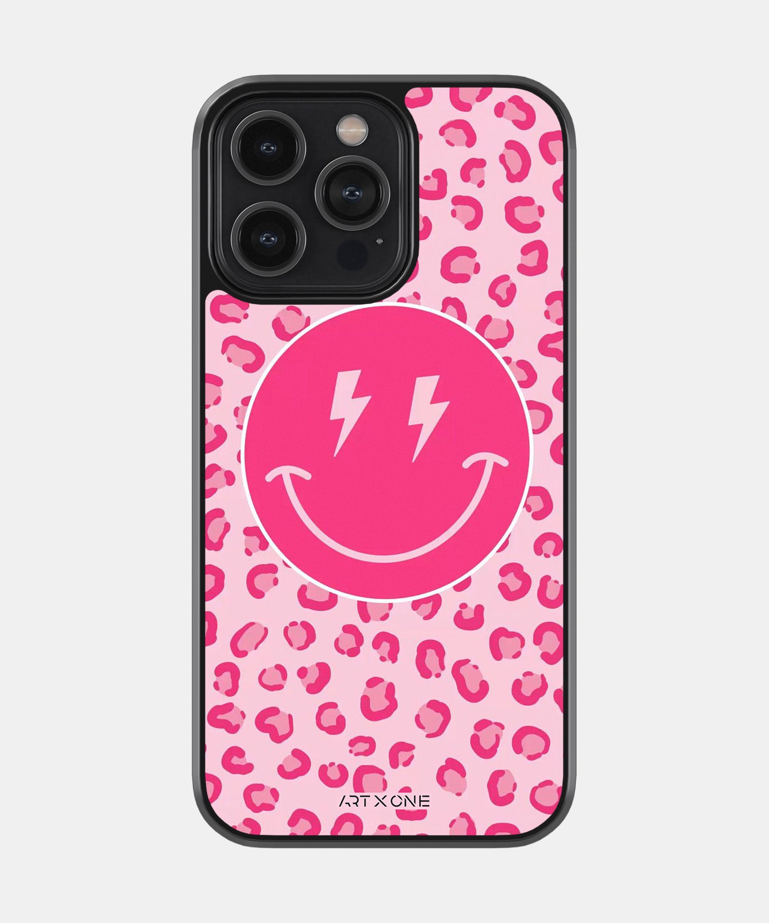 Pink Leopard Smiley