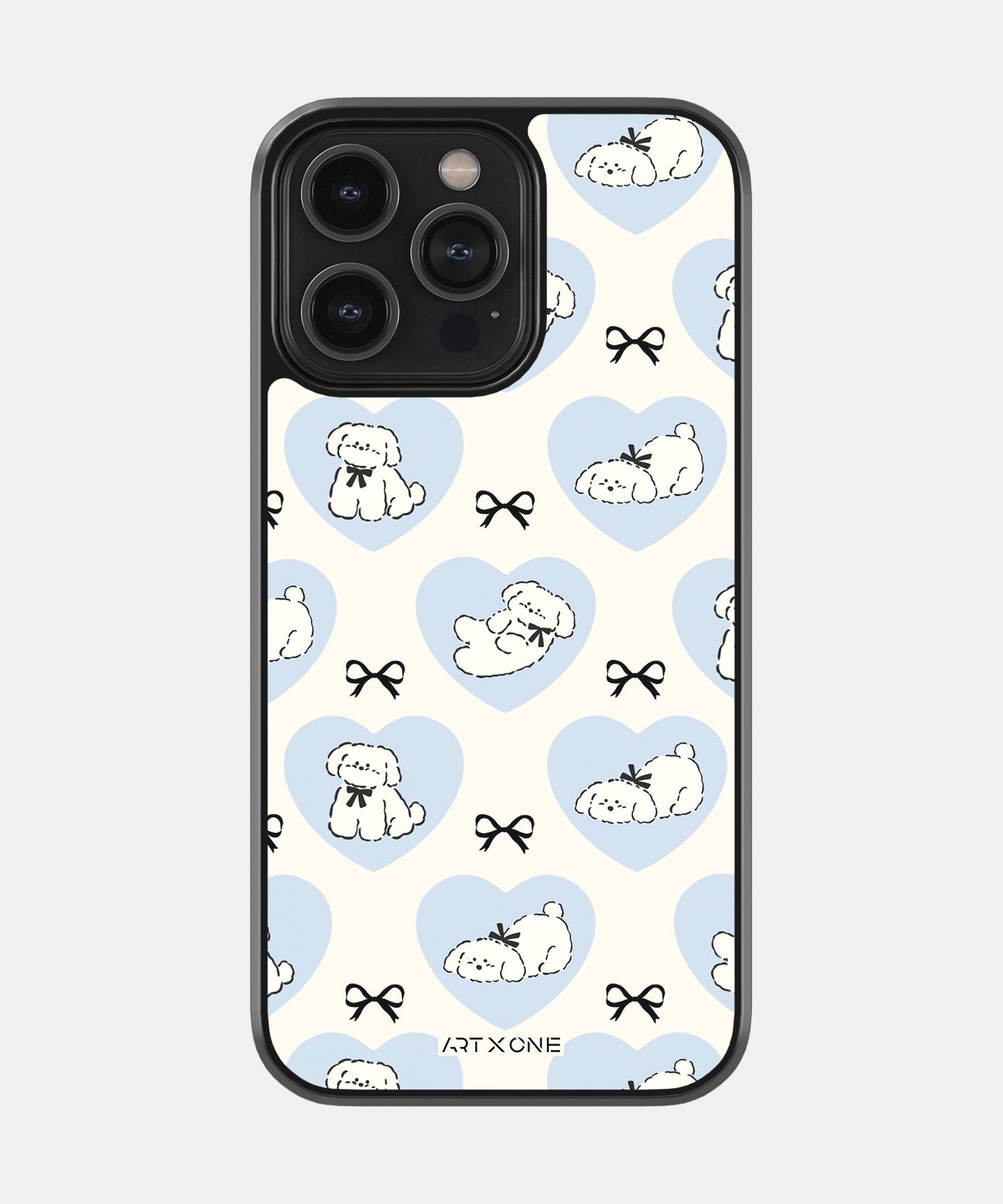 Bowtie Poodle Mobile Back Cover