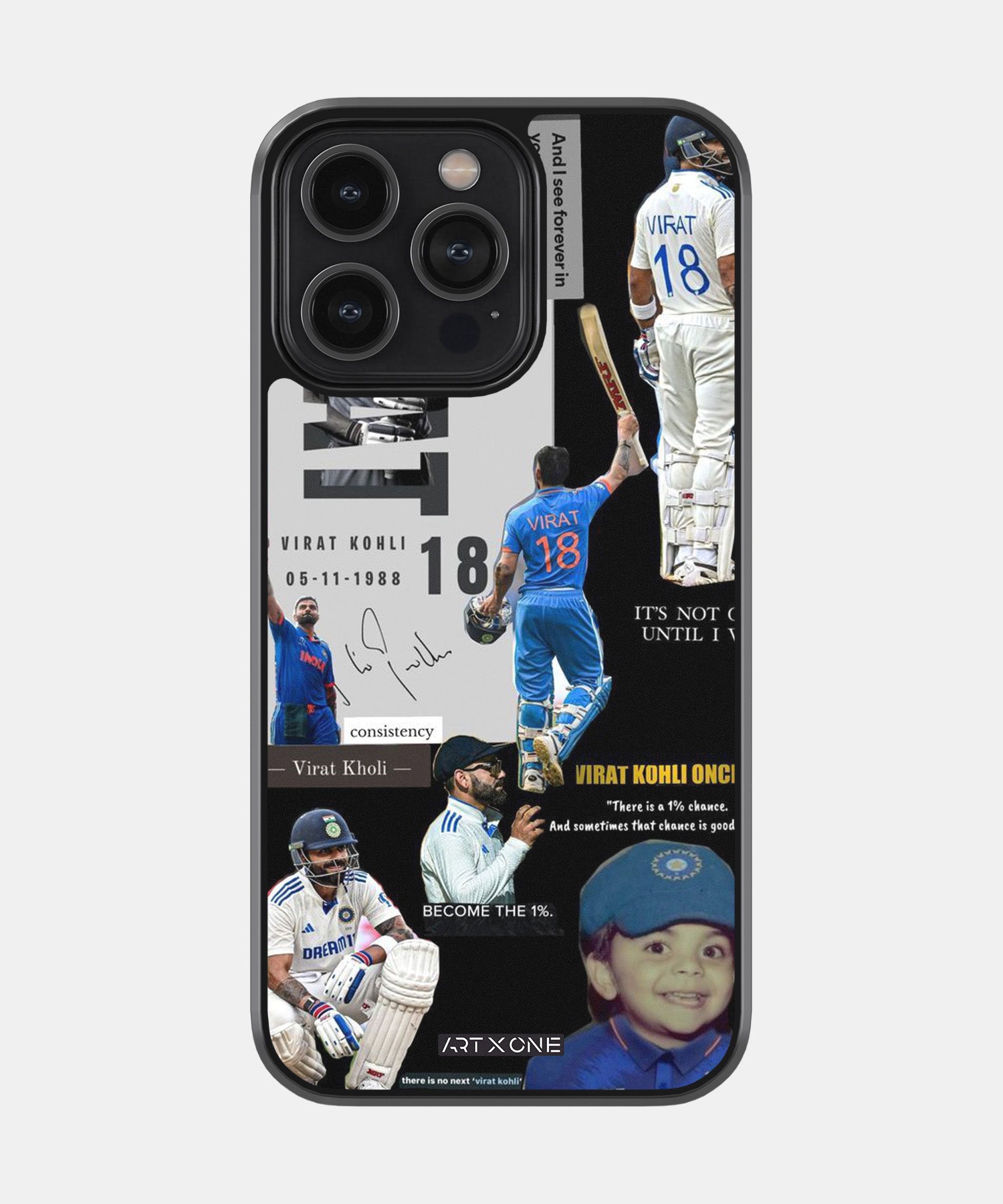 King Kohli Collage Mobile Back Cover