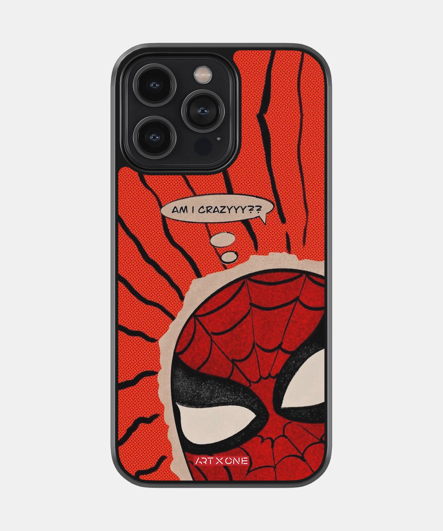 Am I Crazy Spidey Mobile Back Cover