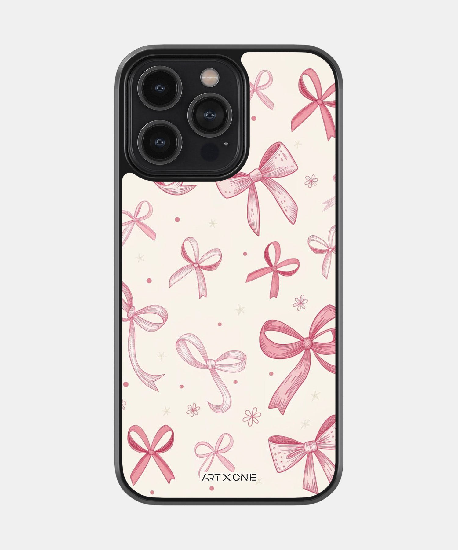 Pink Bows Mobile Back Cover