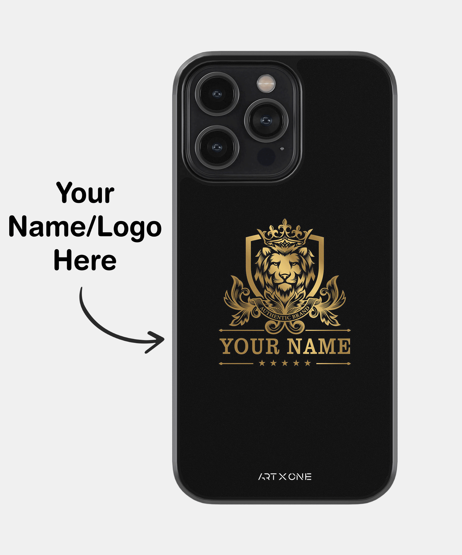 King Monogram Mobile Back Cover