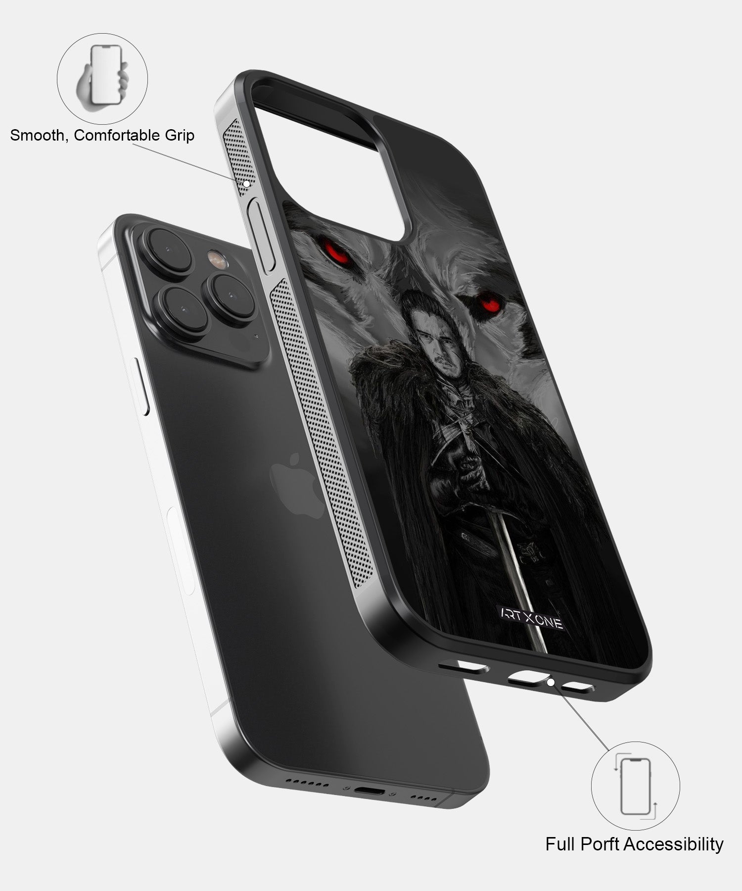 Game of Thrones Jon Snow Mobile Back Cover