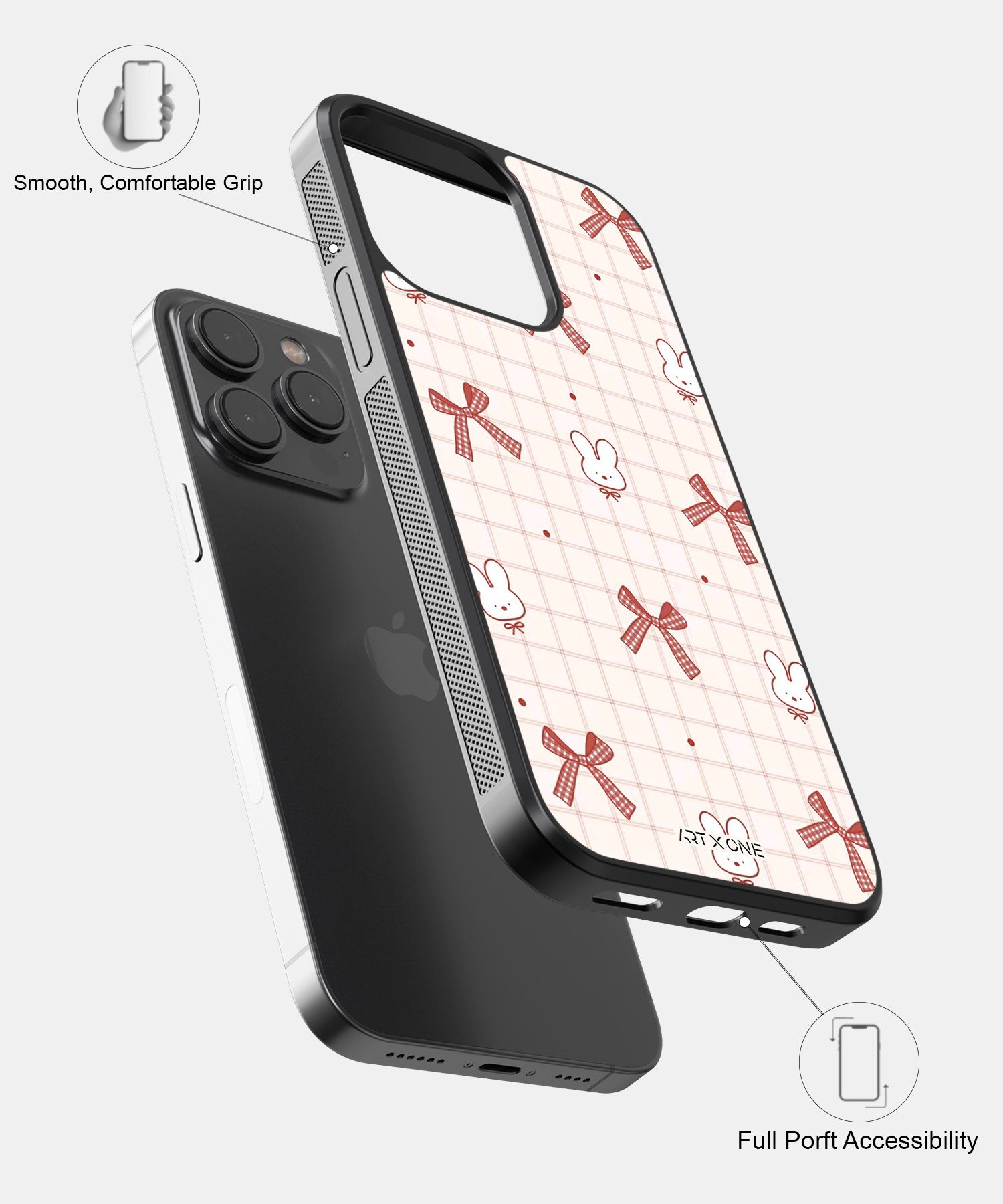 Gingham Hop Mobile Back Cover