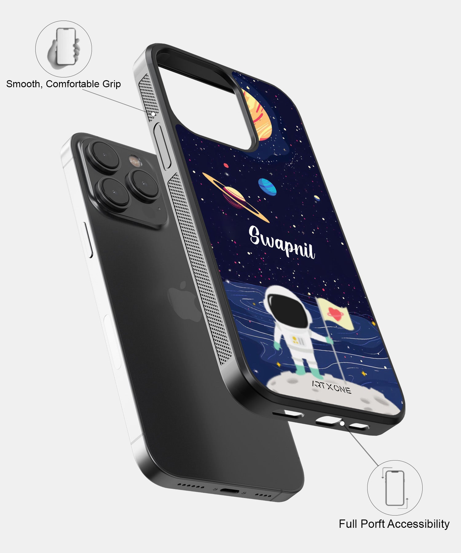 Astronaut In Space Mobile Back Cover