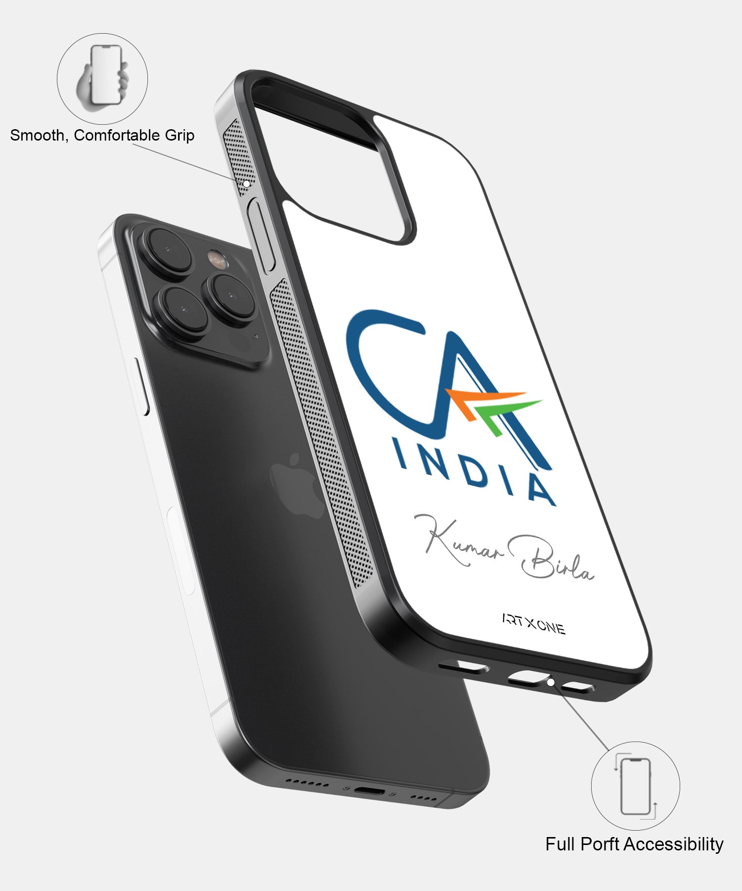 CA Logo & Name Mobile Back Cover