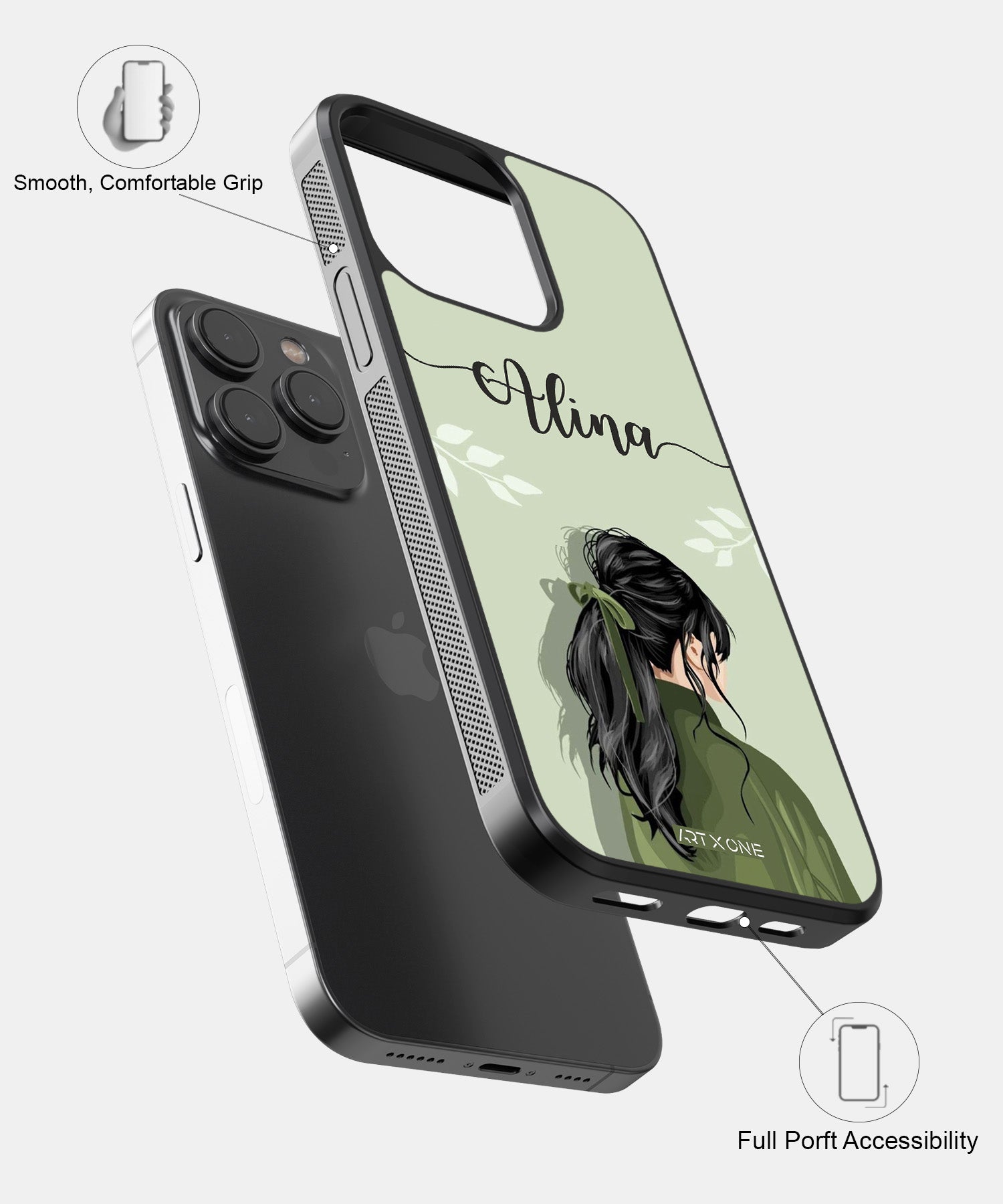 Greeny Girl Mobile Back Cover