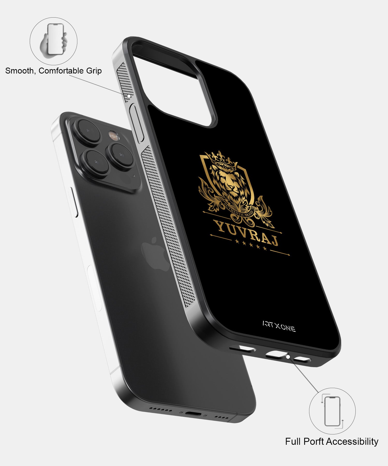 King Monogram Mobile Back Cover