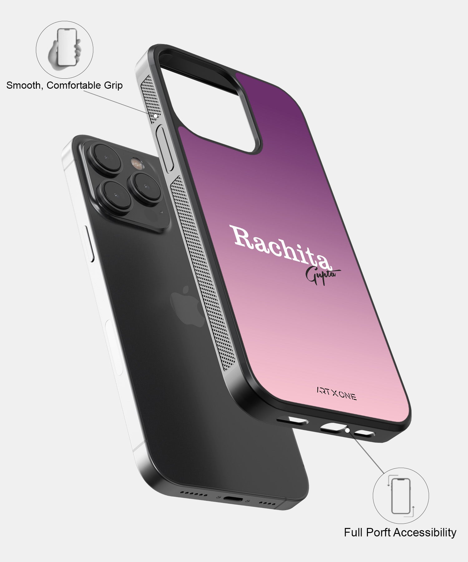 Purple Gradient Mobile Back Cover