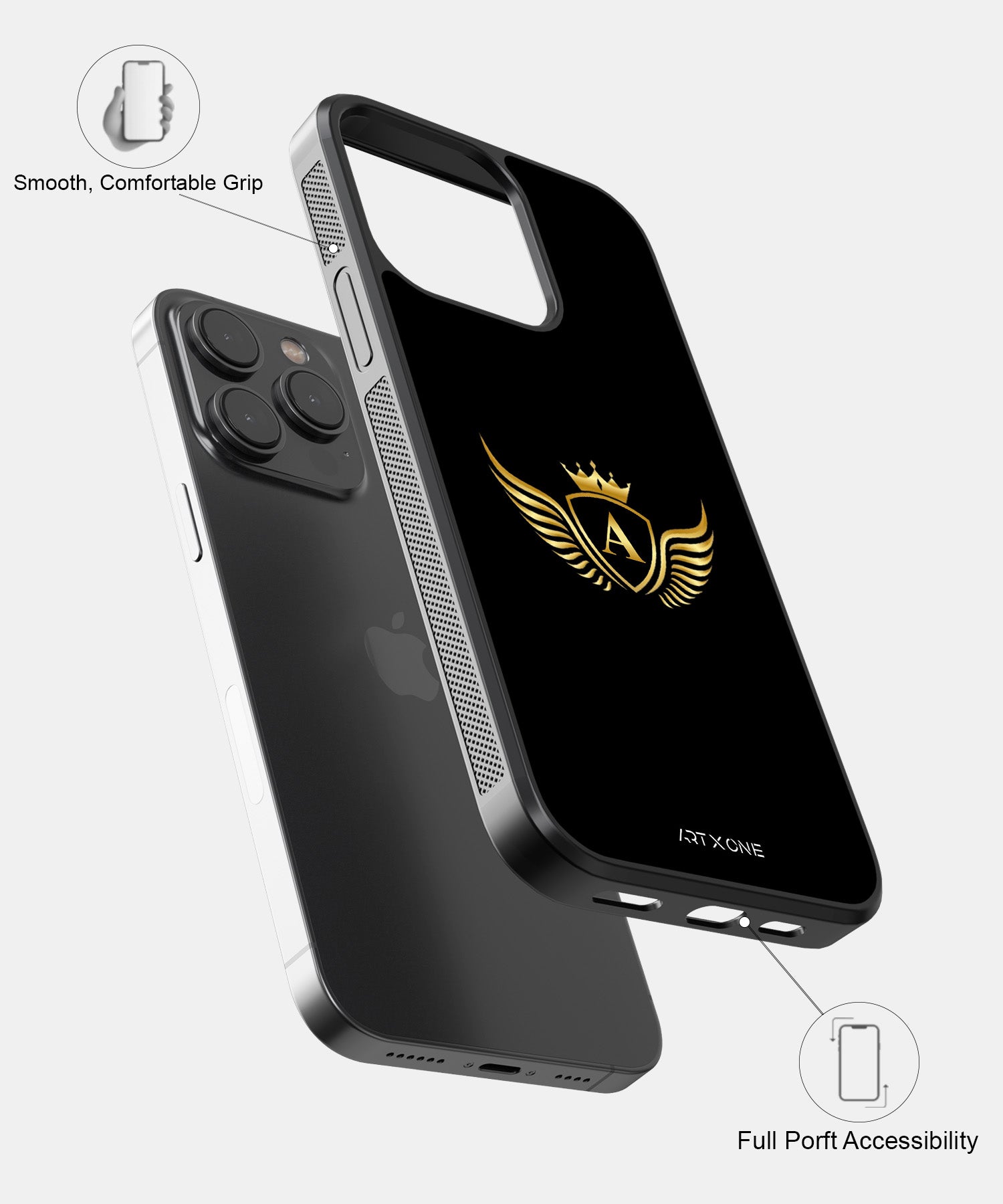 Royal Monogram Mobile Back Cover