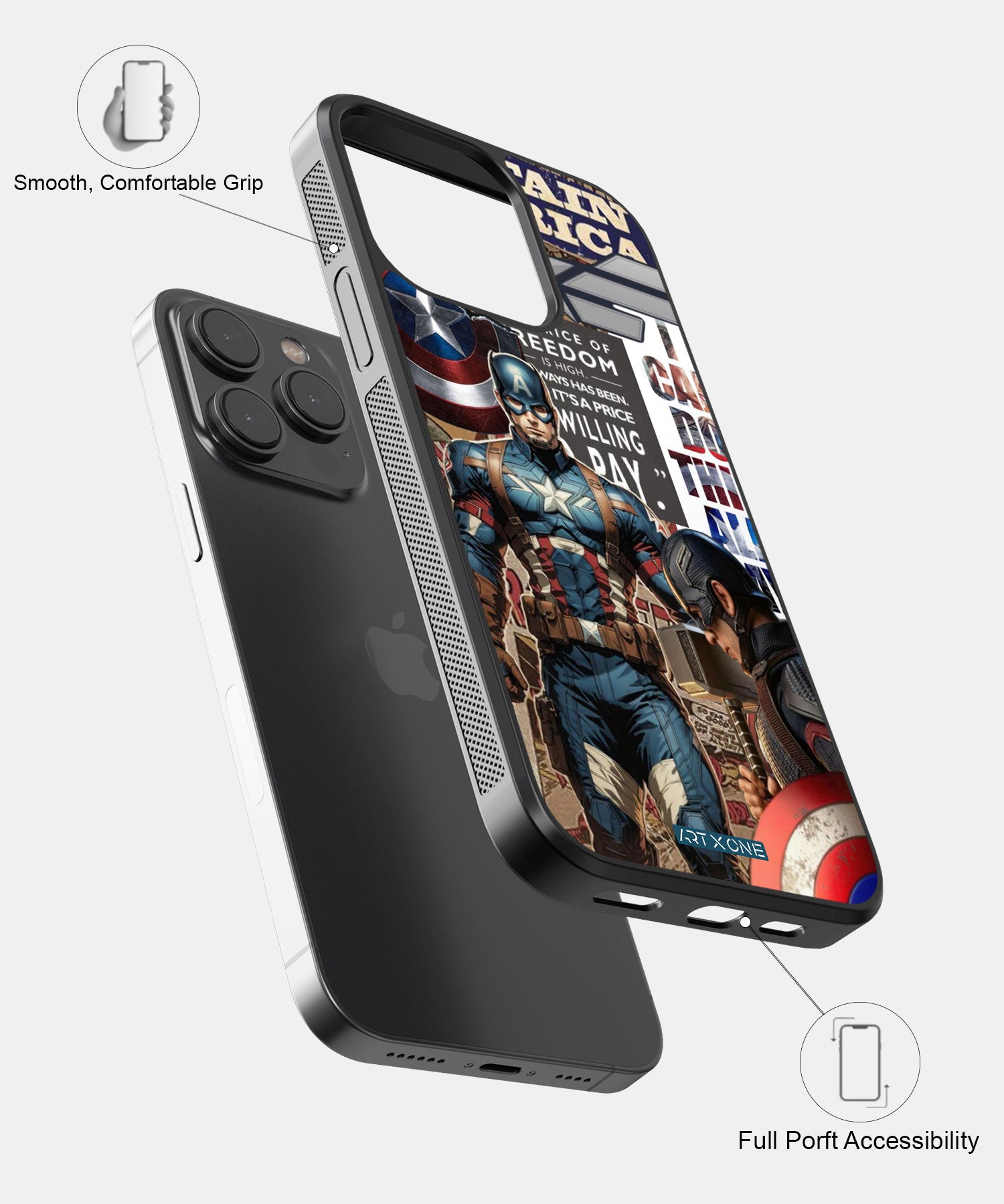 Captain American Originals Mobile Back Cover