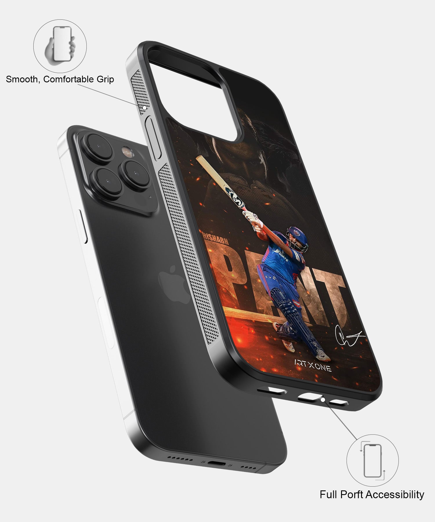 Rishabh Pant Mobile Back Cover