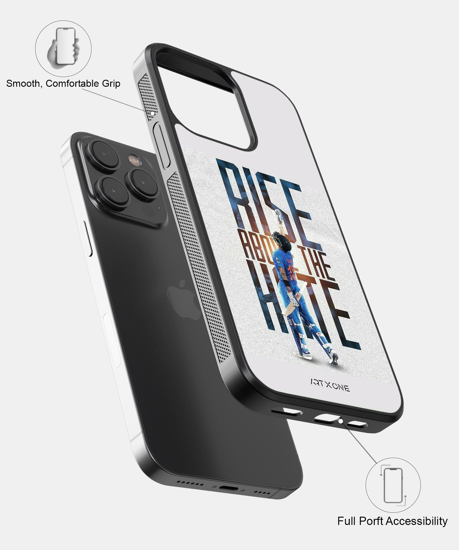 Rise Above Hate Virat Kohli Mobile Back Cover