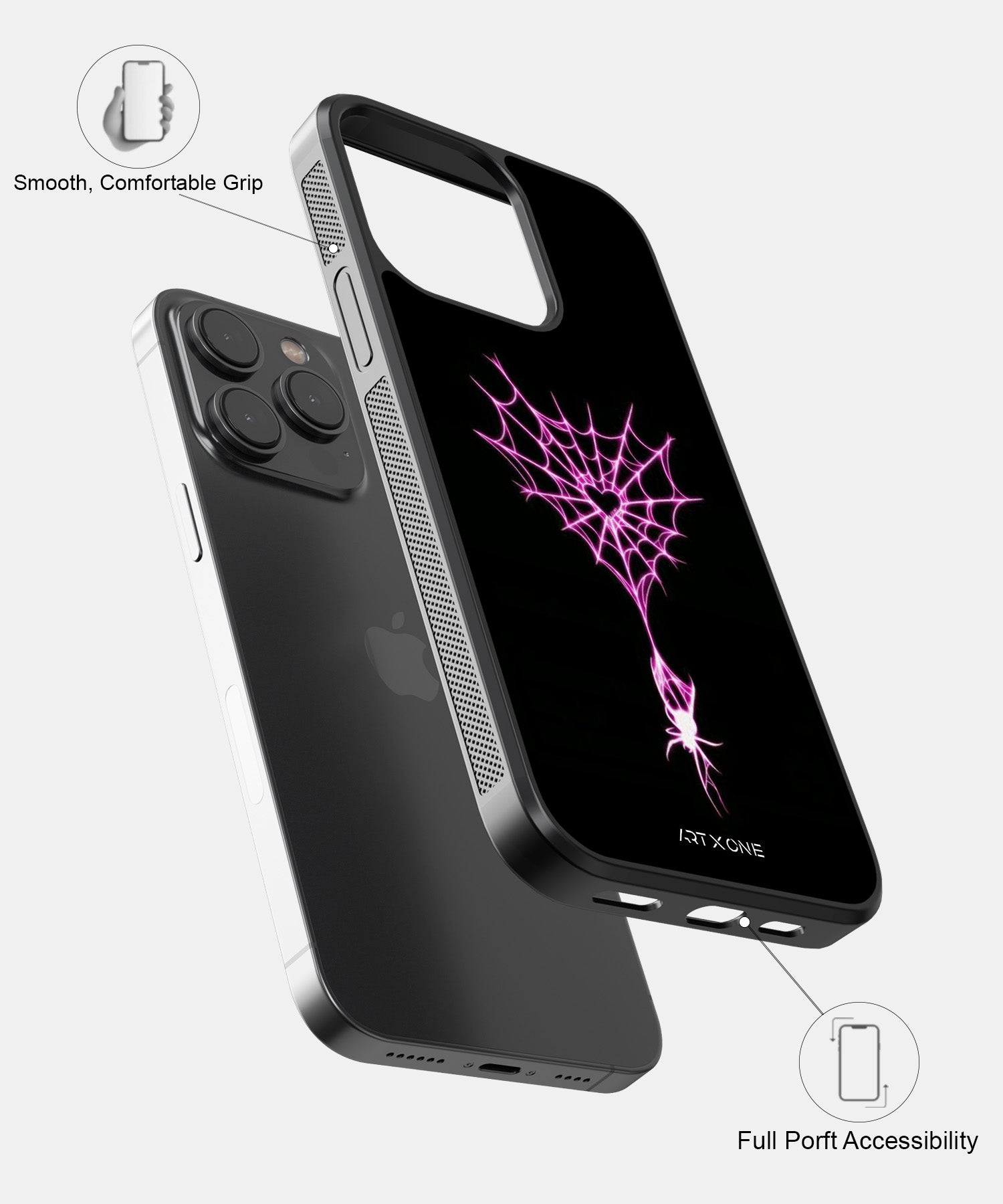 Heart Web Mobile Back Cover