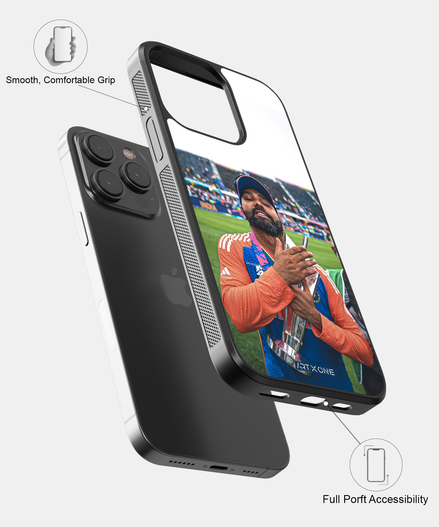 Rohit Sharma T20 Champion Mobile Back Cover