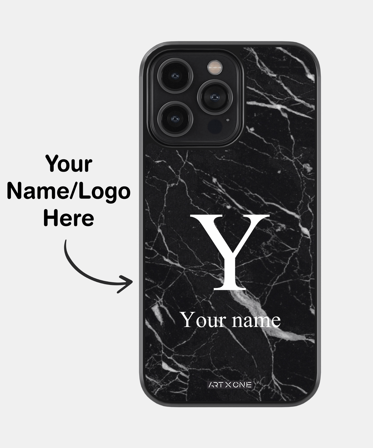 Perfect Black Marble Mobile Back Cover