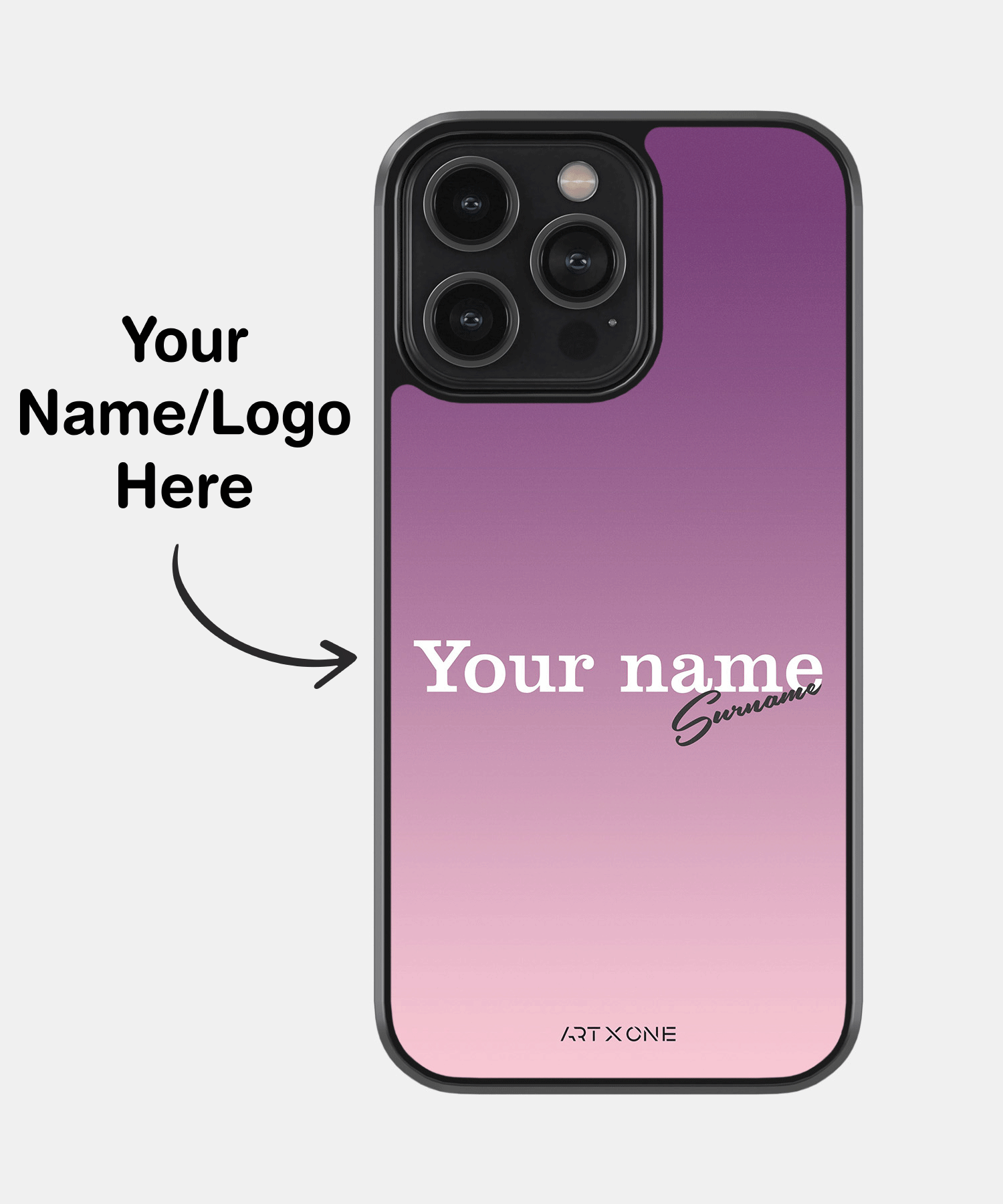 Purple Gradient Mobile Back Cover