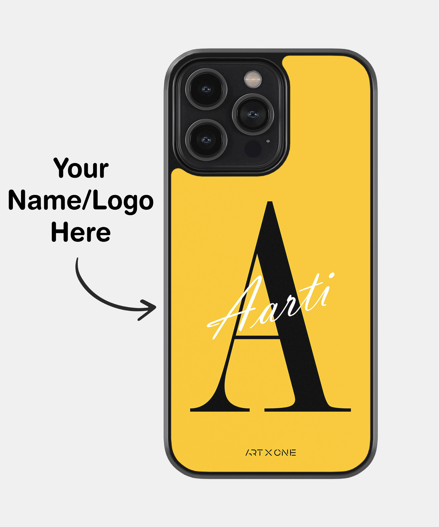 1 Stylish Yellow Mobile Back Cover