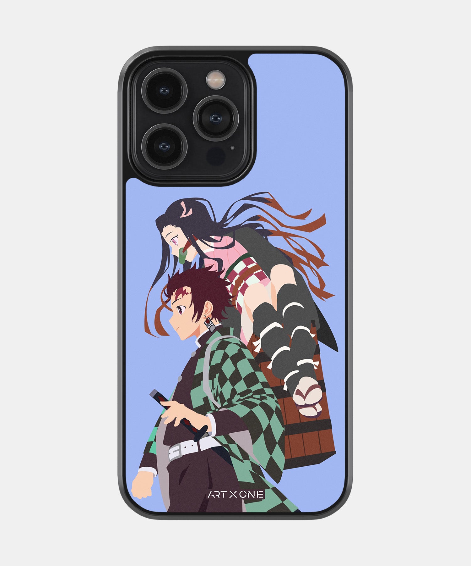 Tanjiro carrying Nezuko Mobile Back Cover