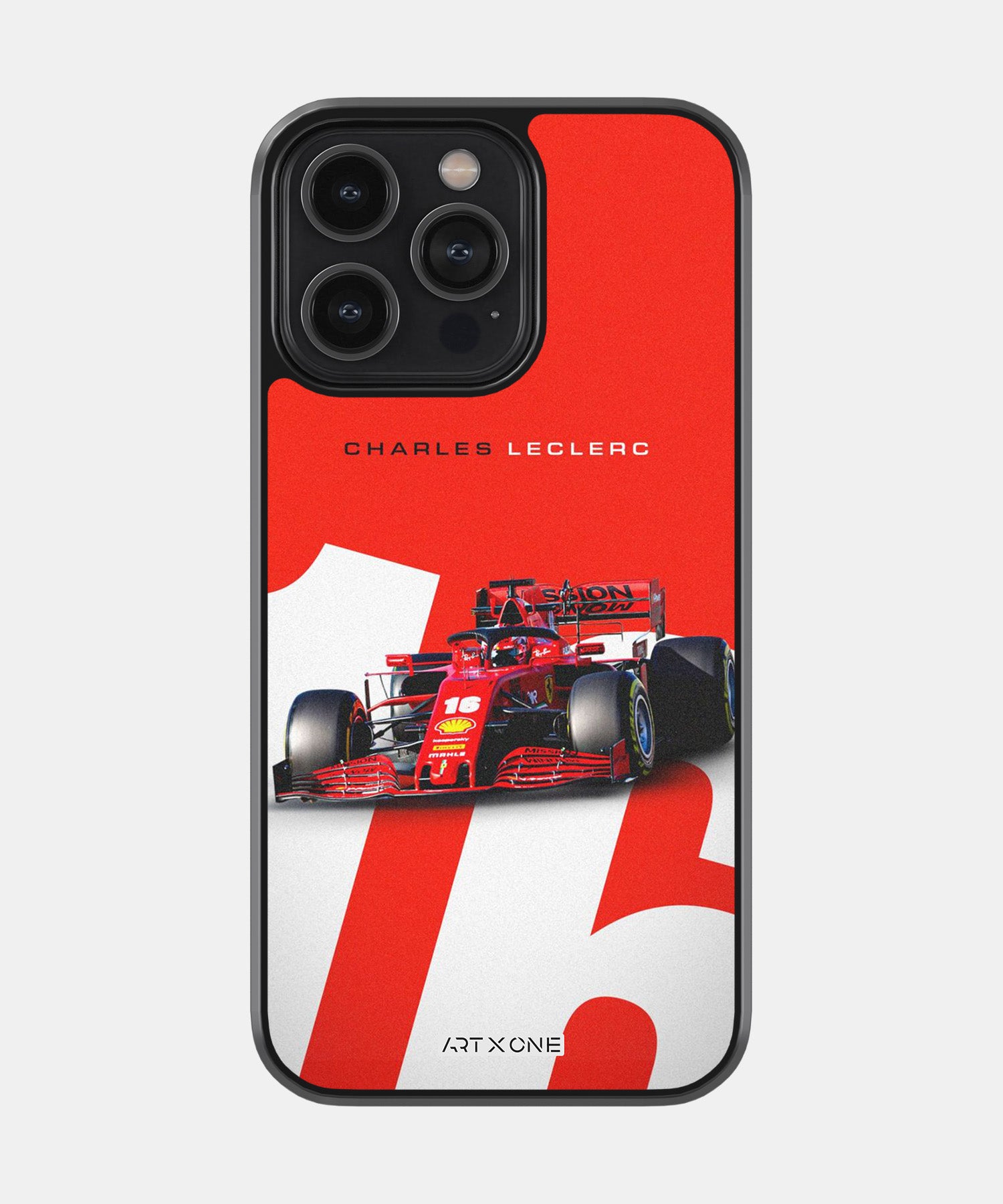 Charles Leclerc Ferrari F1 Mobile Back Cover