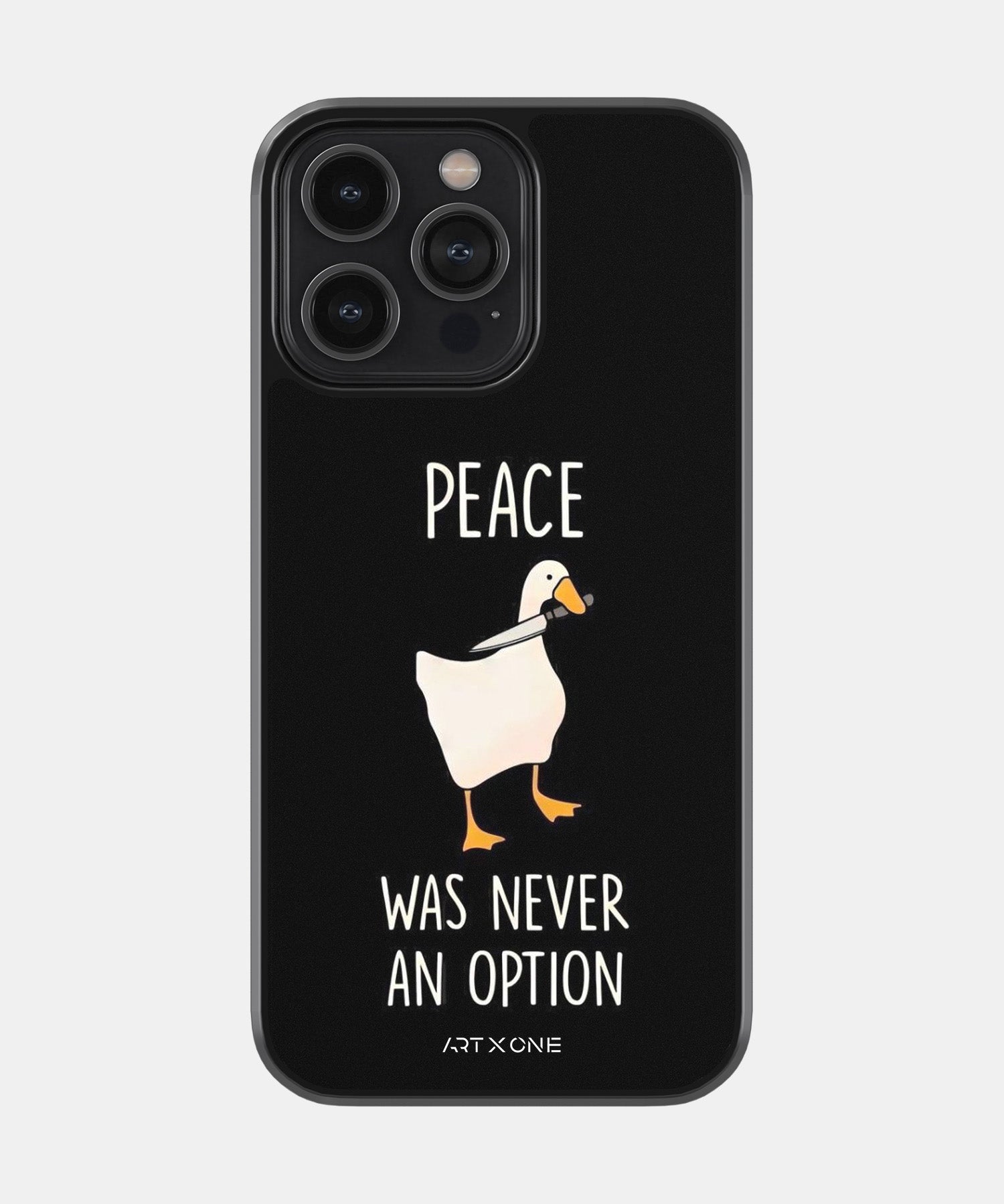 Peace was never an option Mobile Back Cover