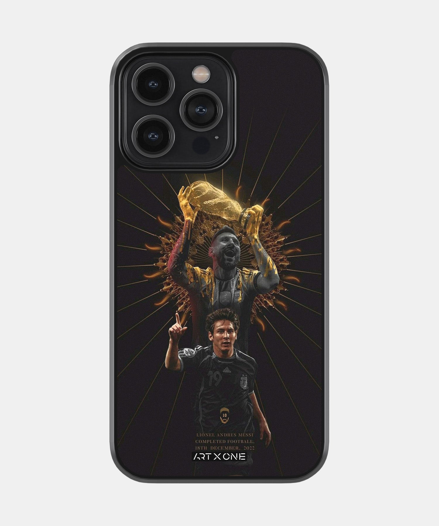 Football (Champion Messi) Mobile Back Cover