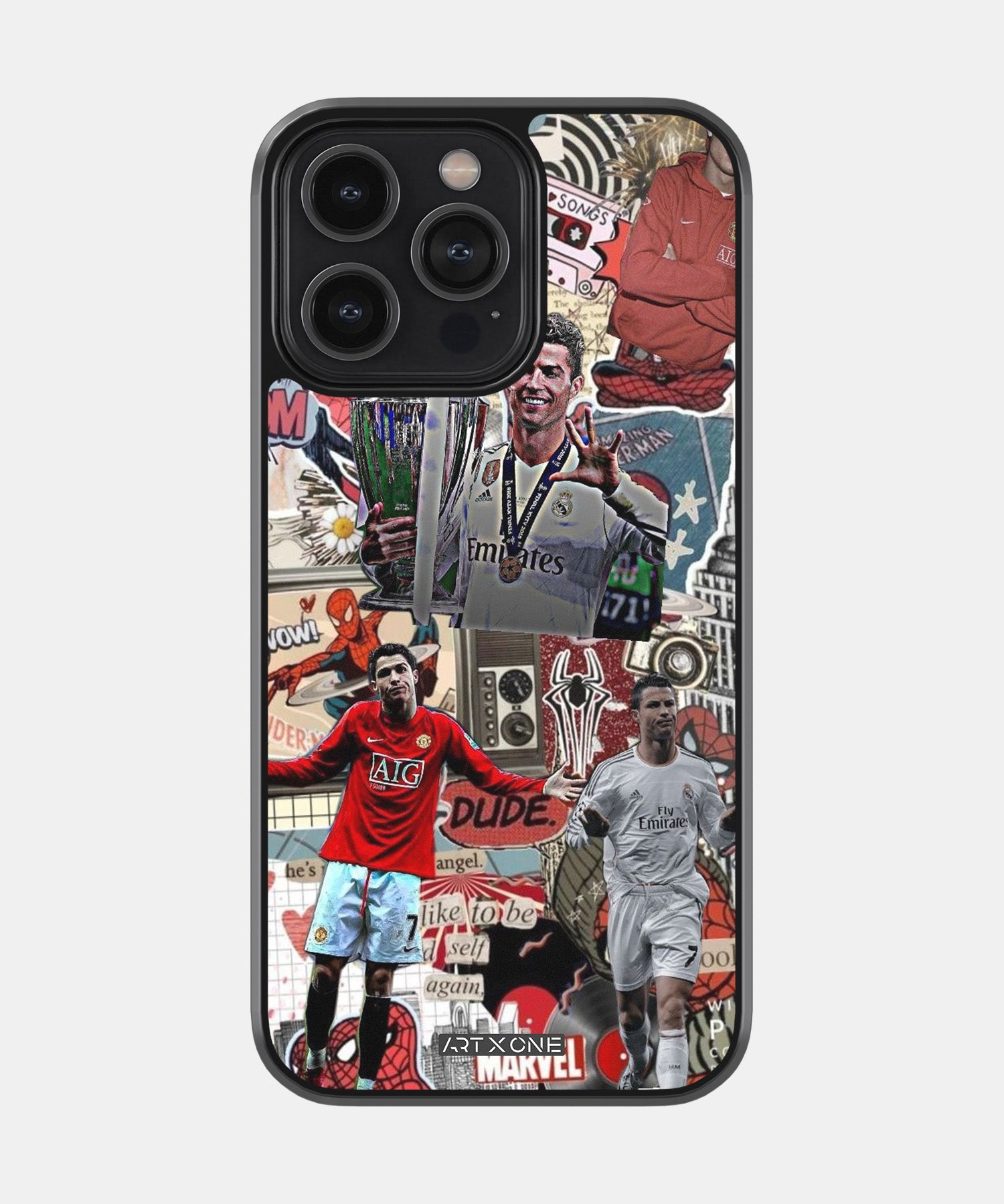 Football (Ronaldo x Spiderman) Mobile Back Cover