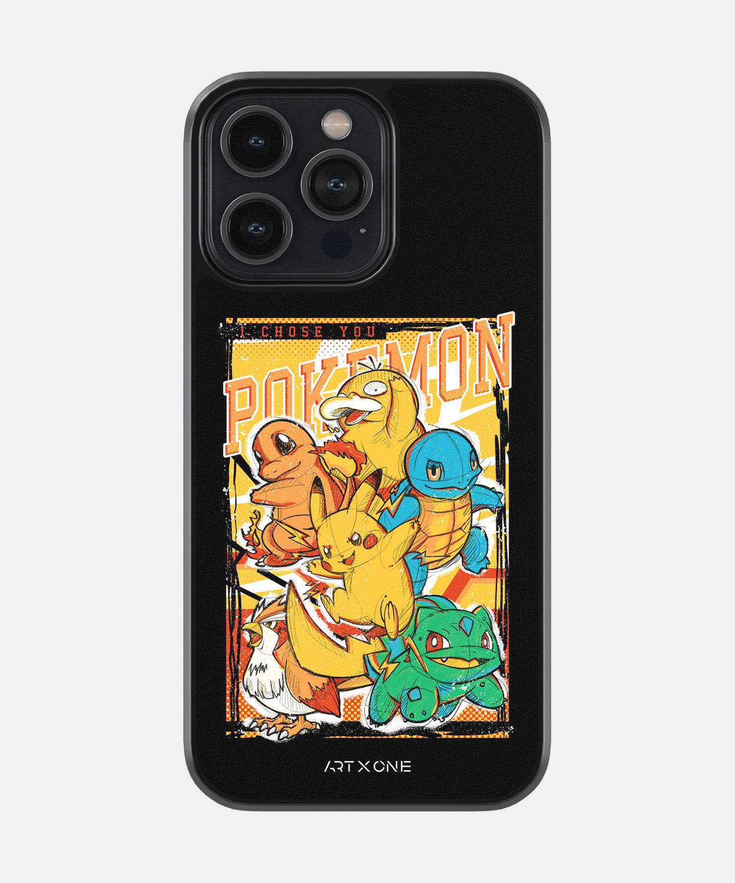 Cartoon (Pokemon Starter Pack) Mobile Back Cover