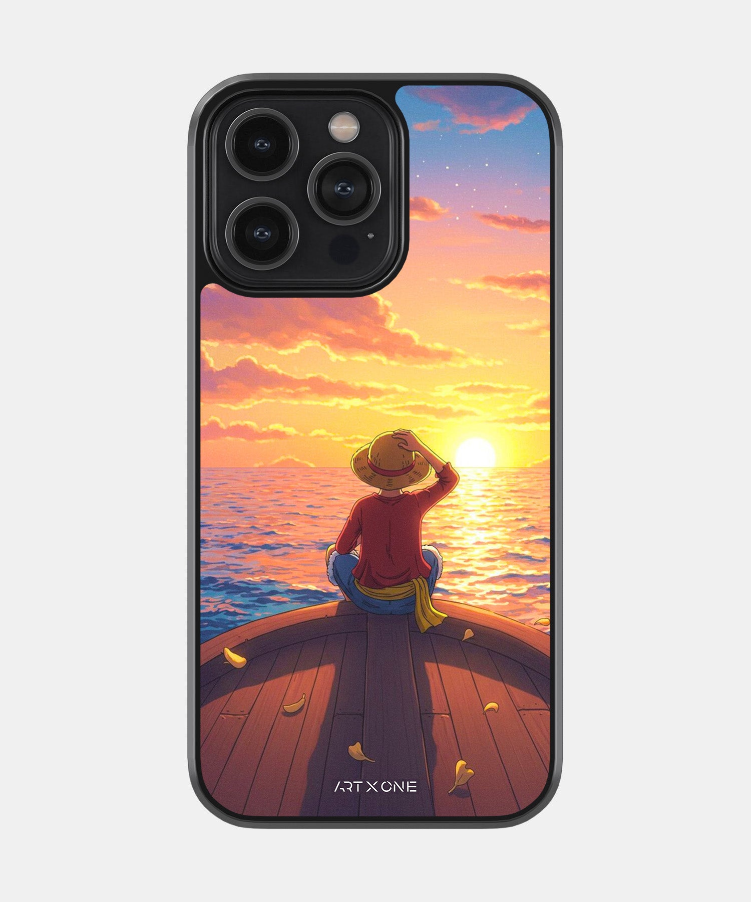 Luffy Sunset Mobile Back Cover