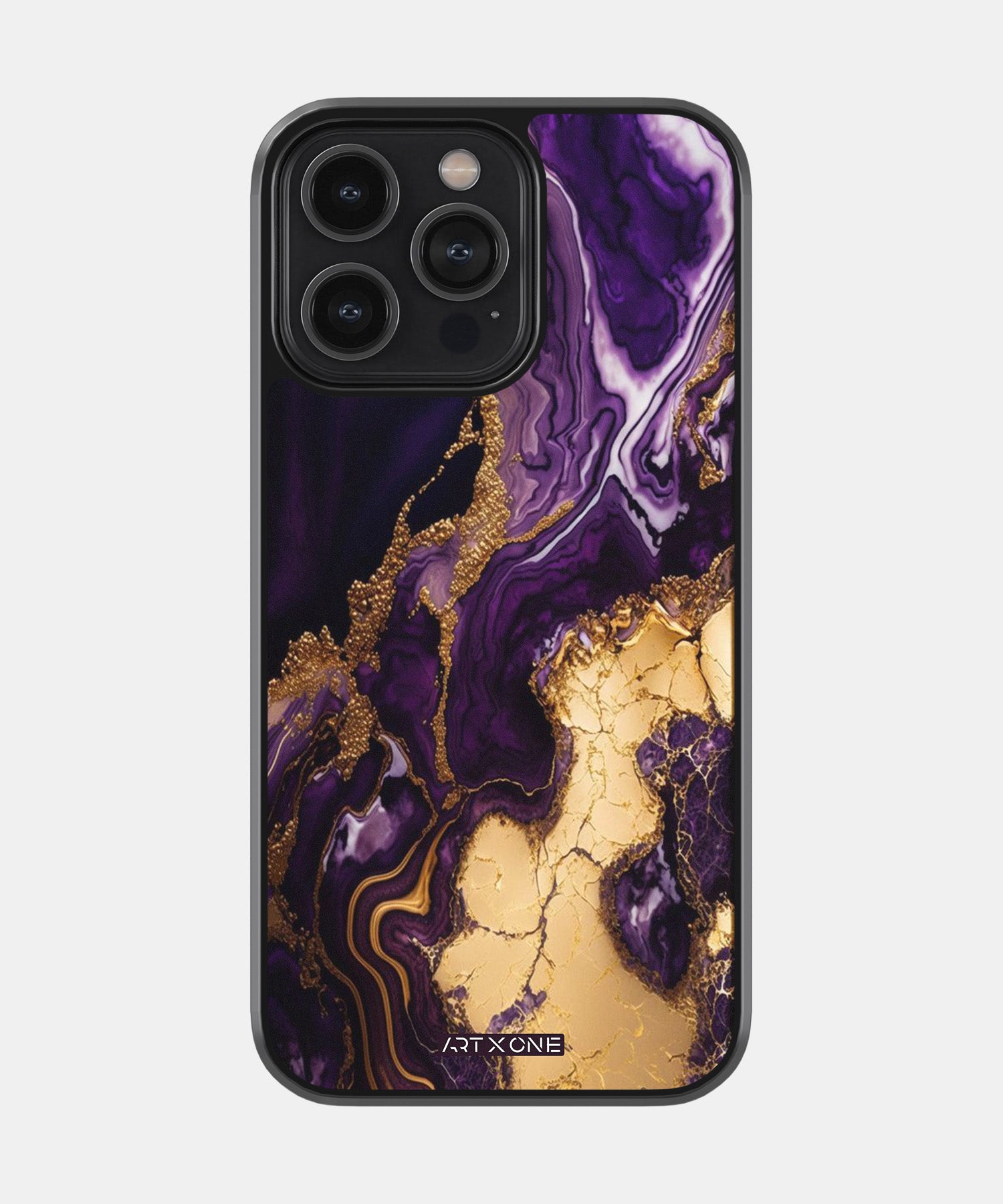 Purple Marbel Mobile Back Cover