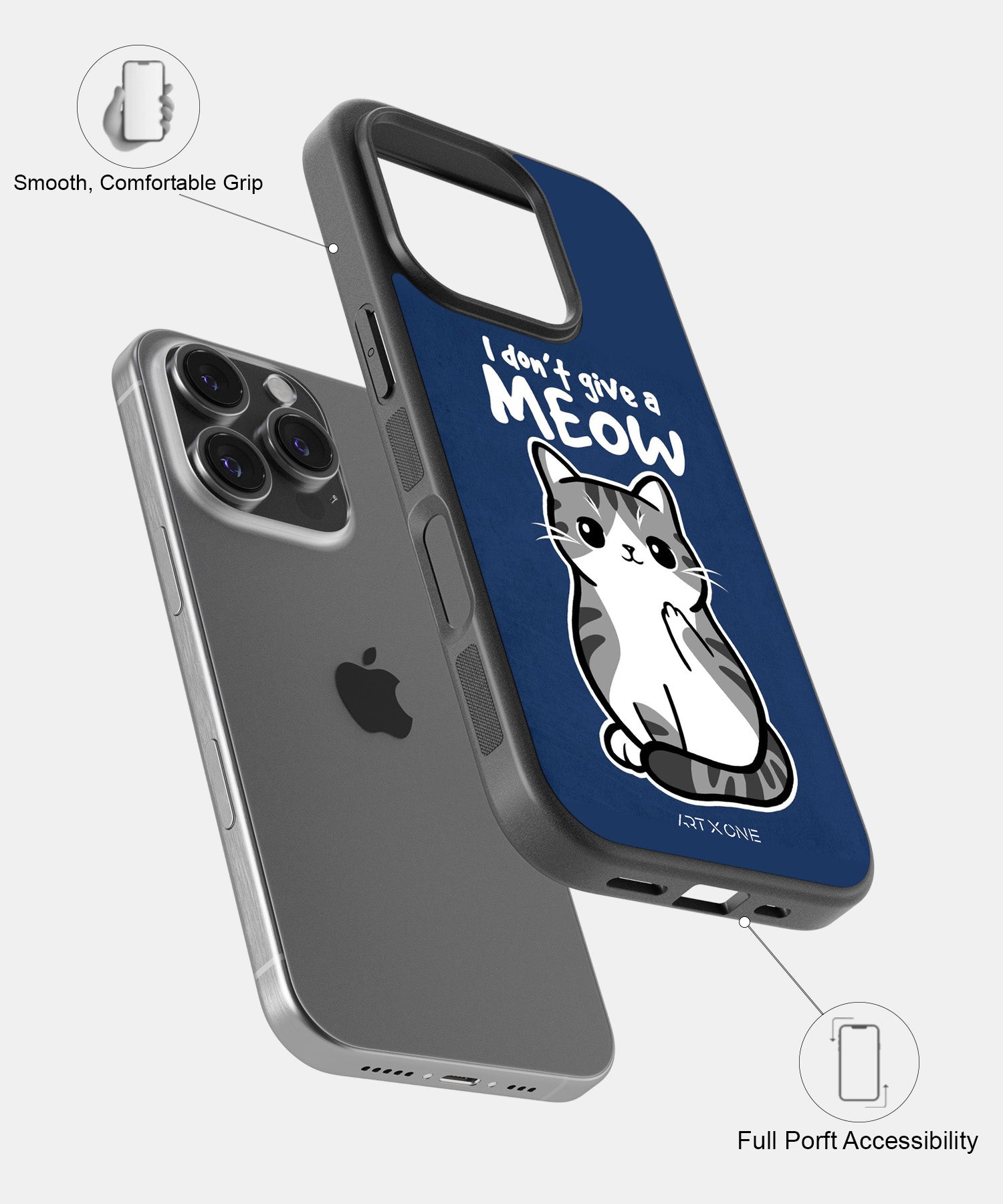 Don't give a Meow Mobile Back Cover