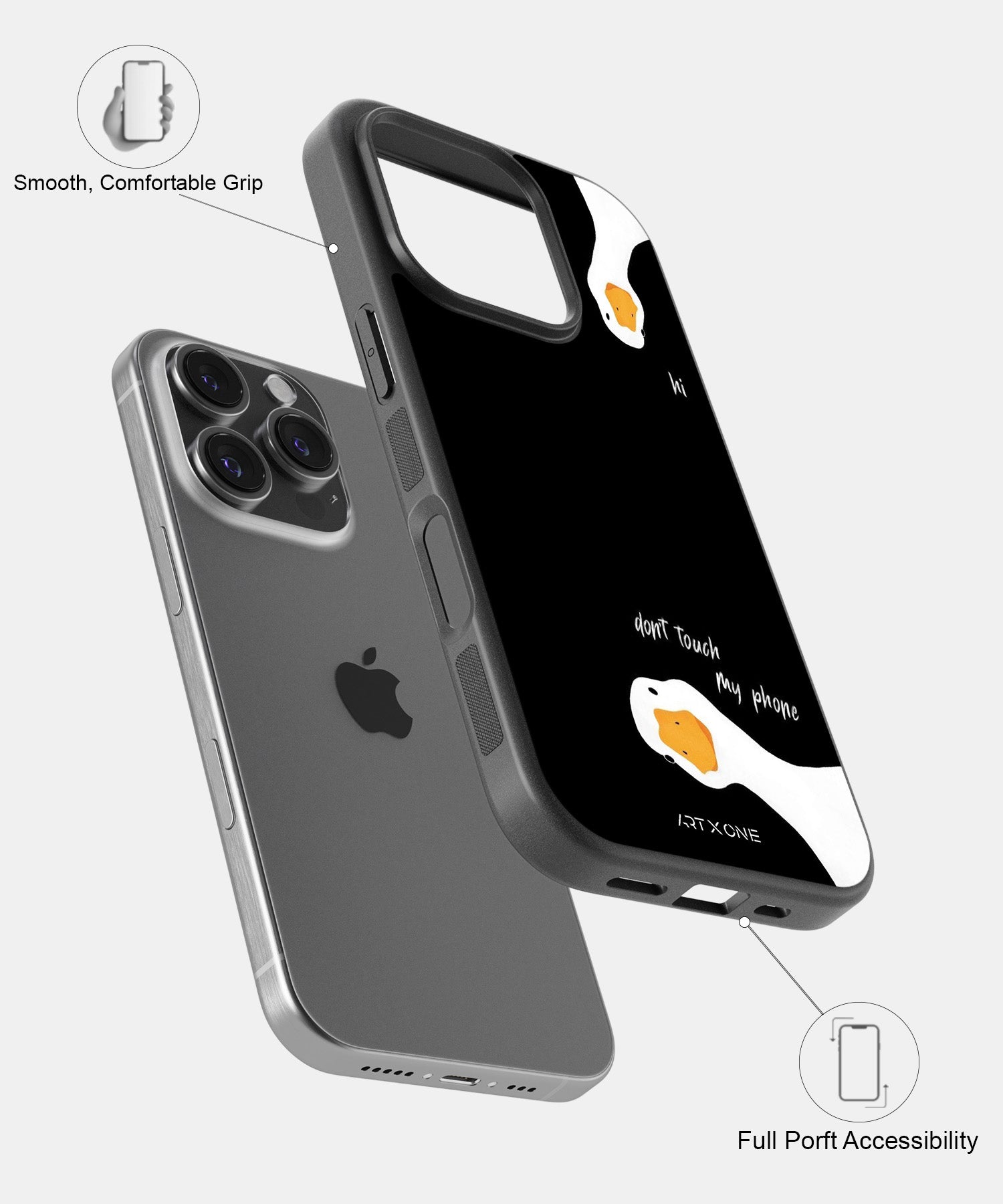 Don't Touch My Phone! Mobile Back Cover