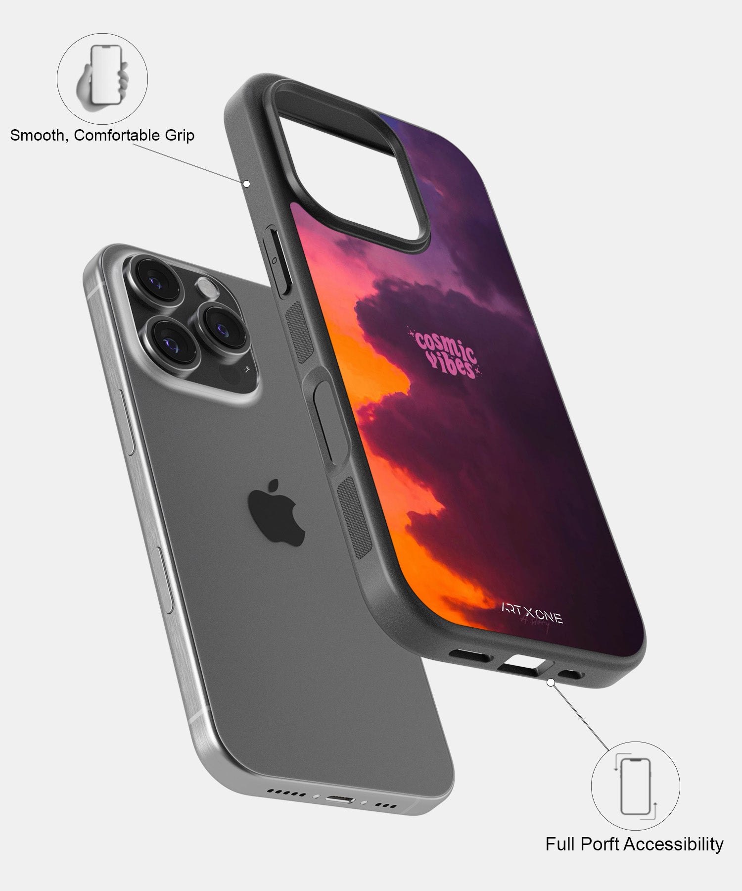 Cosmic Vibes Mobile Back Cover