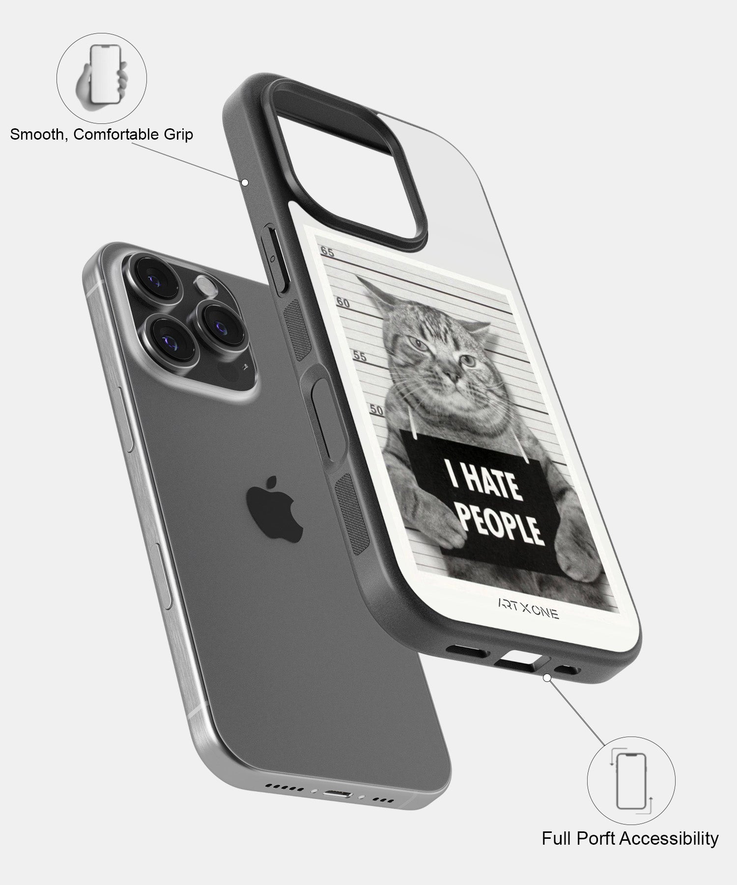 Hating Hoomans! Mobile Back Cover