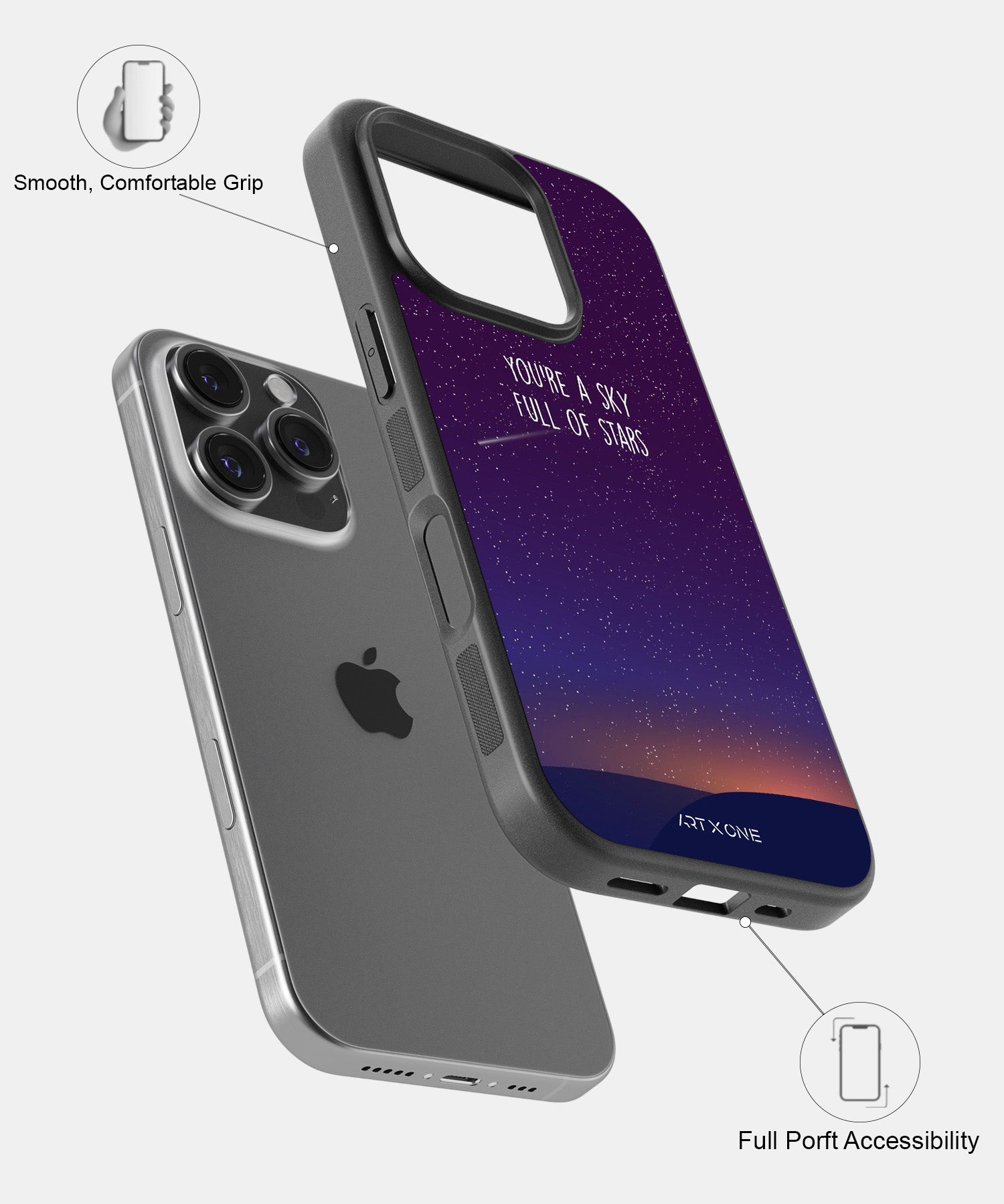 Sky and Stars Mobile Back Cover