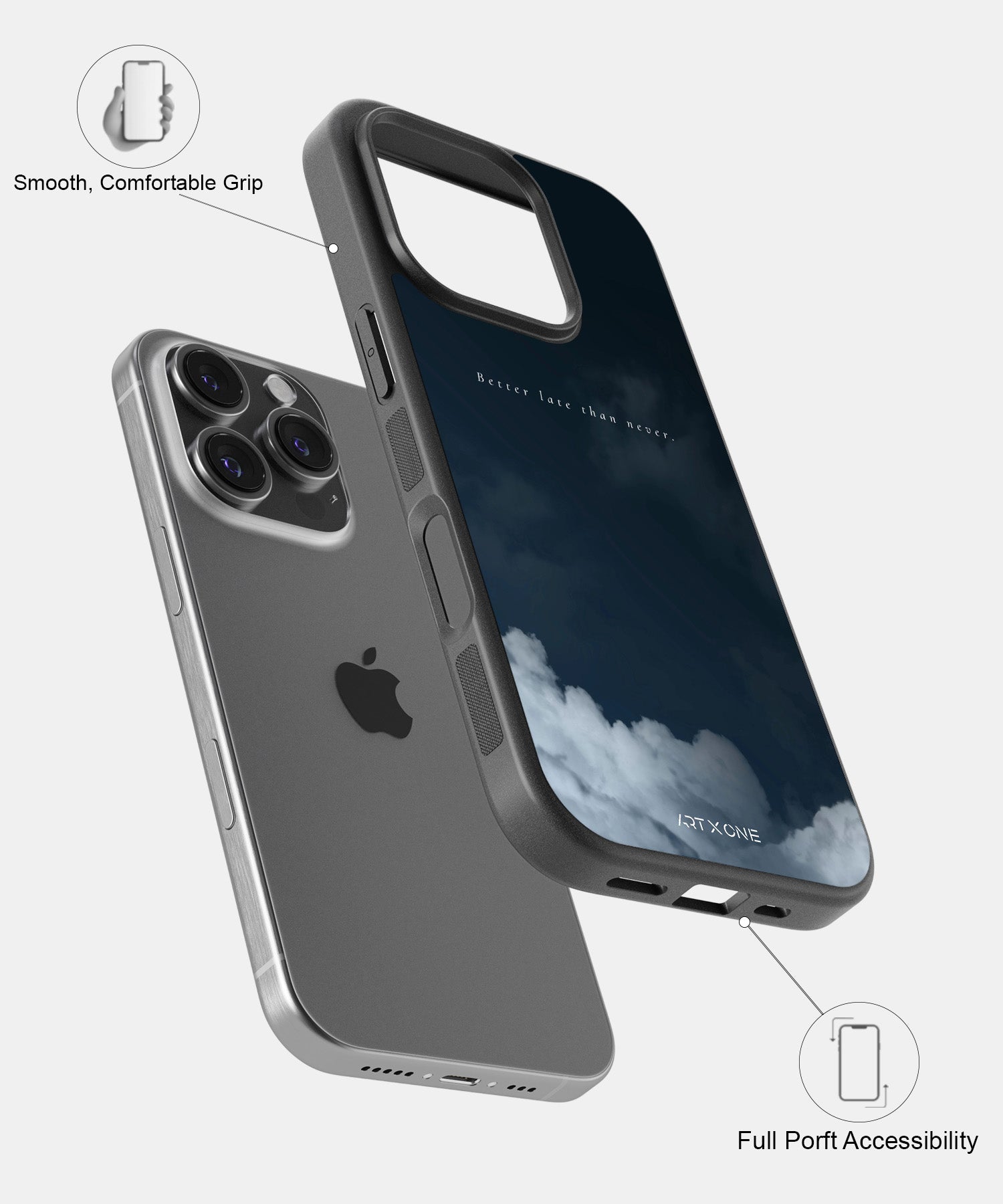 Better Late Than Never Mobile Back Cover