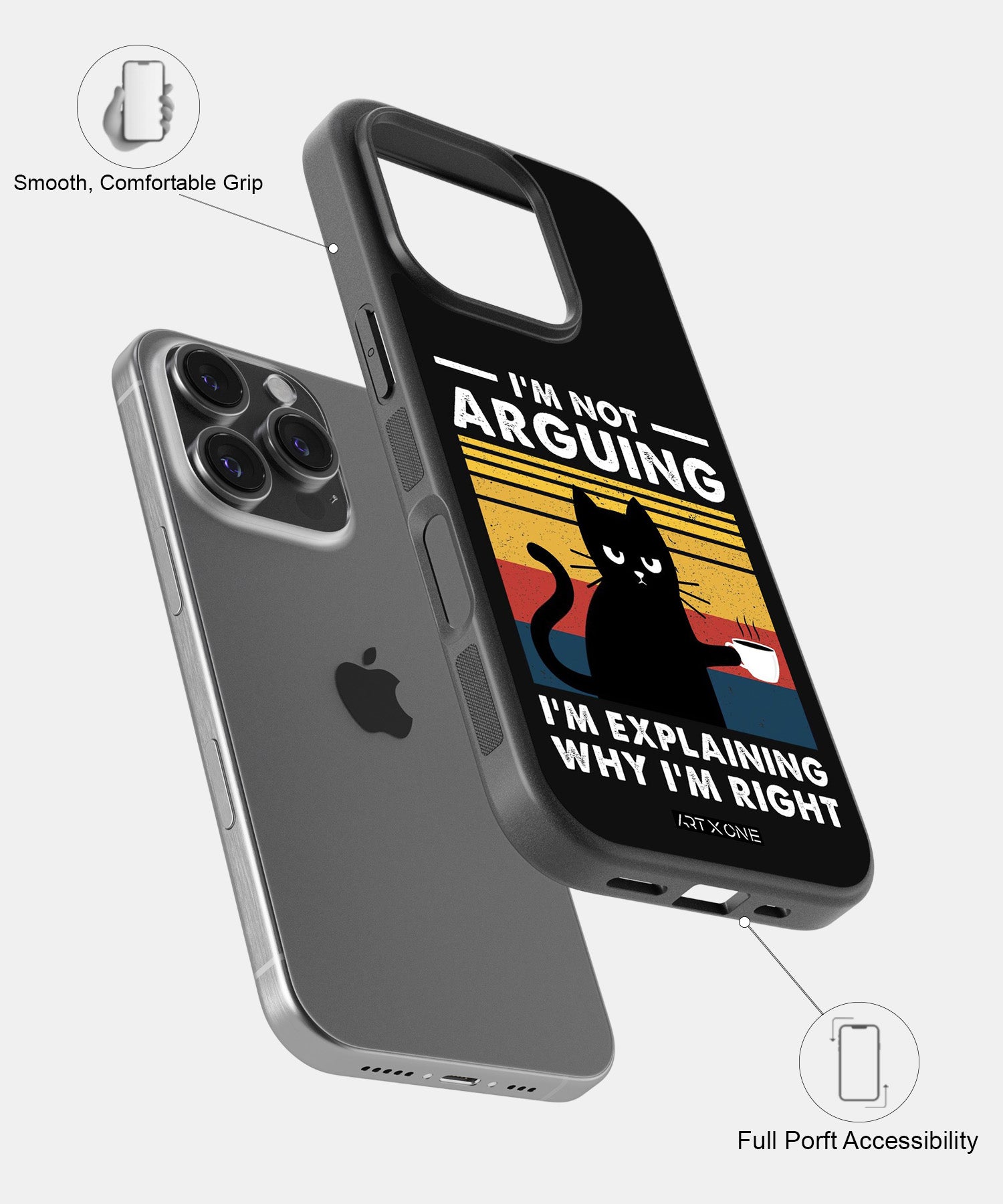 No Arguments! Mobile Back Cover