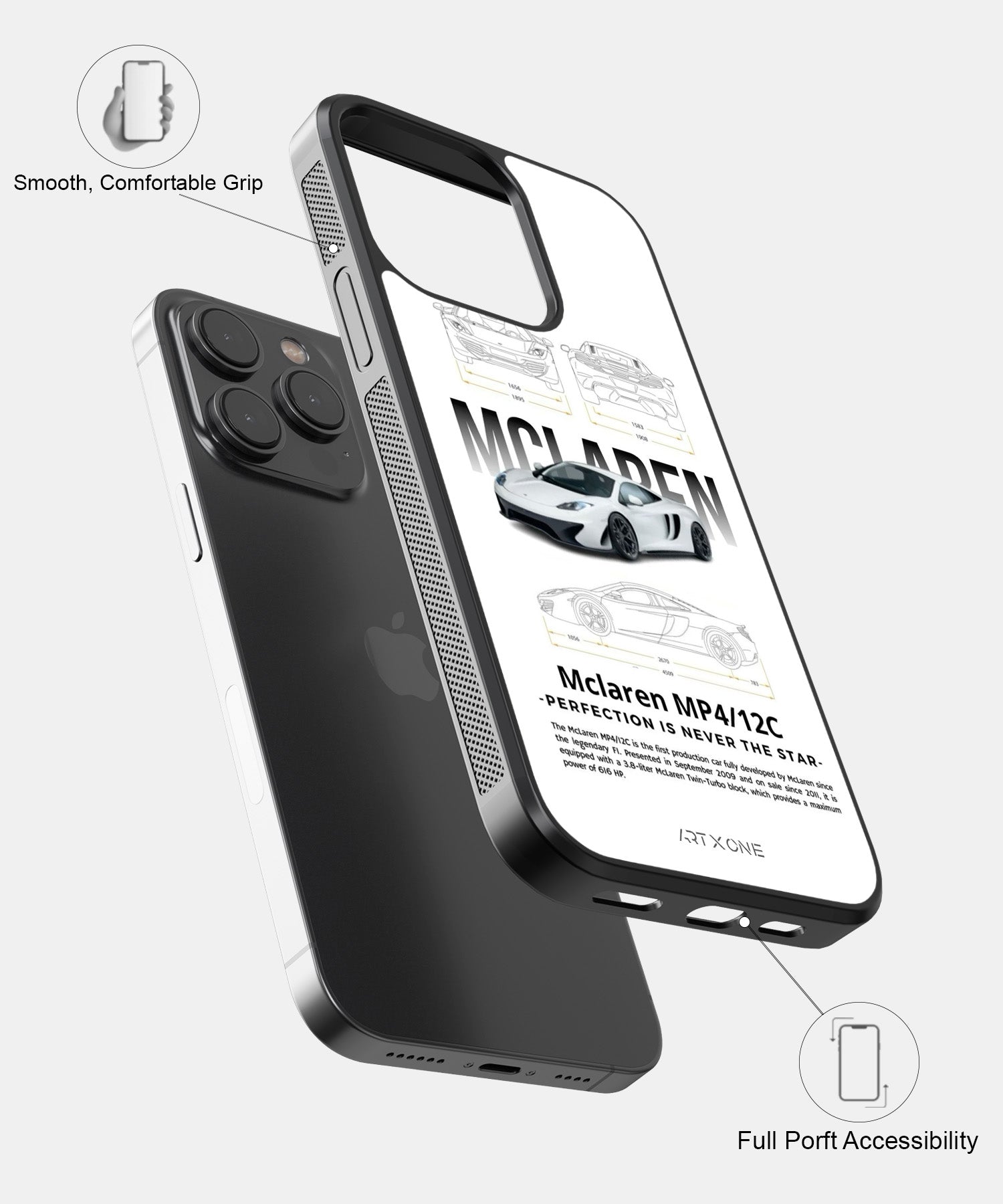 Sports Car (Mclaren MP4) Mobile Back Cover