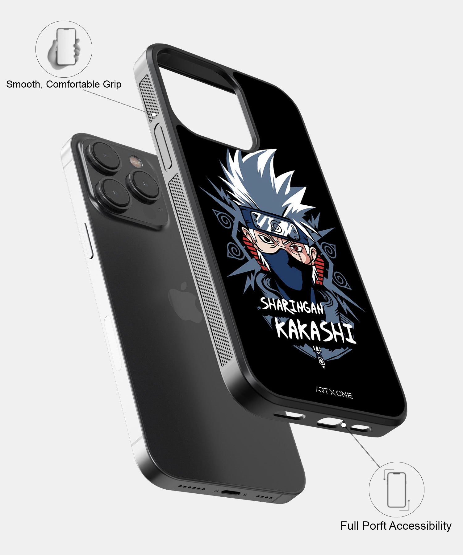 Kakashi Minimal Mobile Back Cover