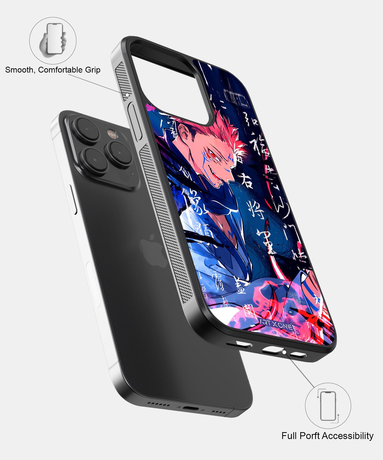 Jujutsu Kaisen In Neon Mobile Back Cover