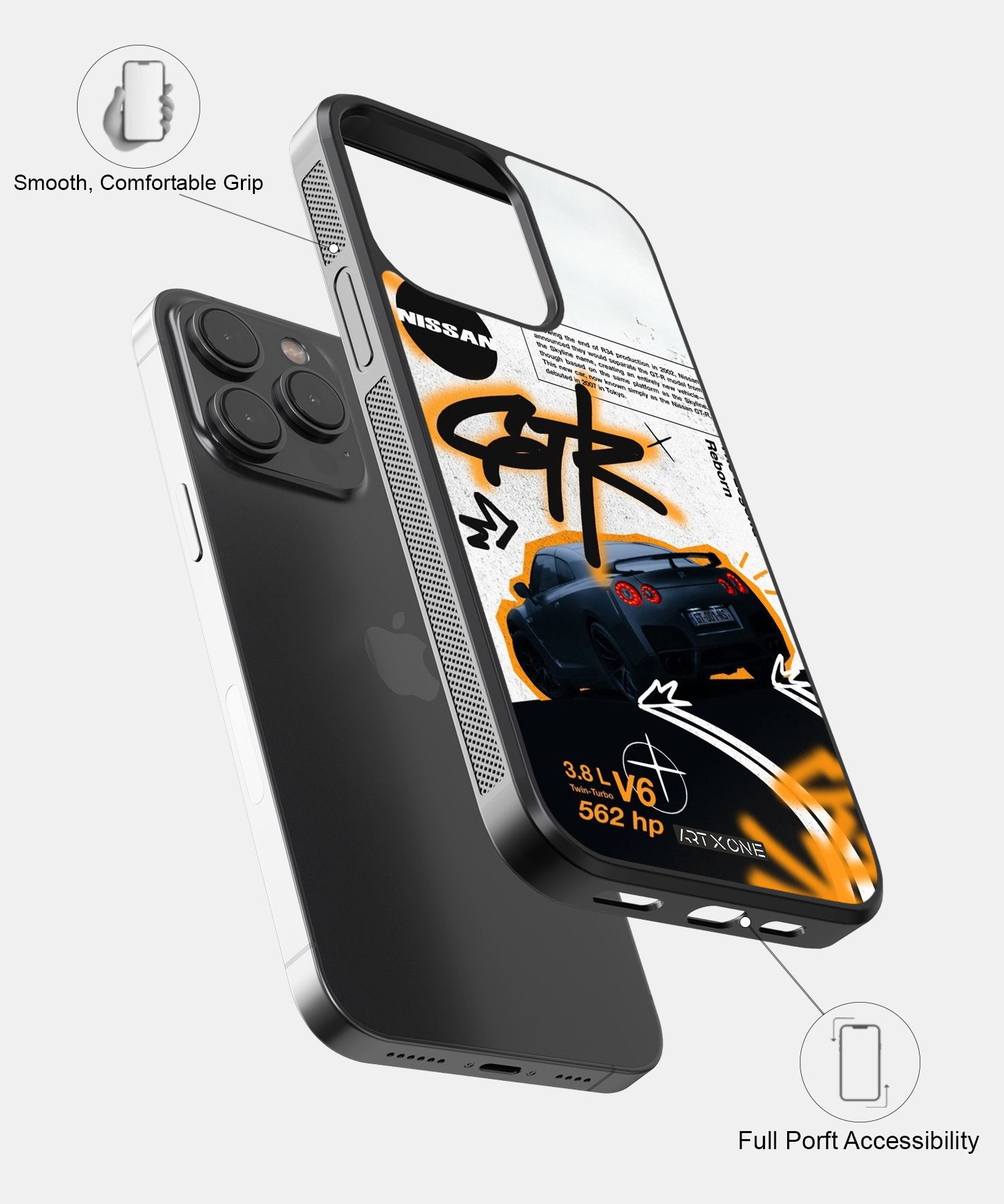 Sports Car (Nissan GTR) Mobile Back Cover