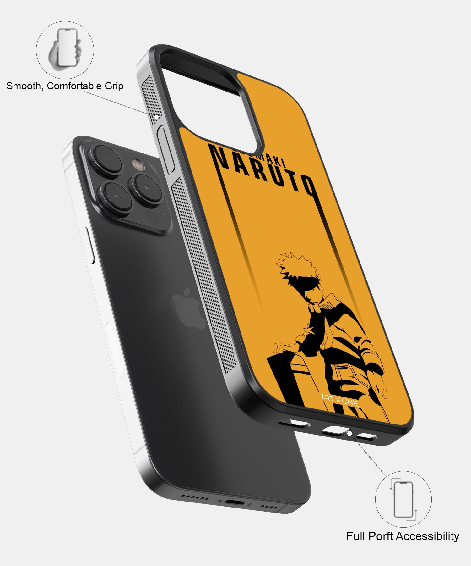 Naruto Uzumaki Yellow Mobile Back Cover