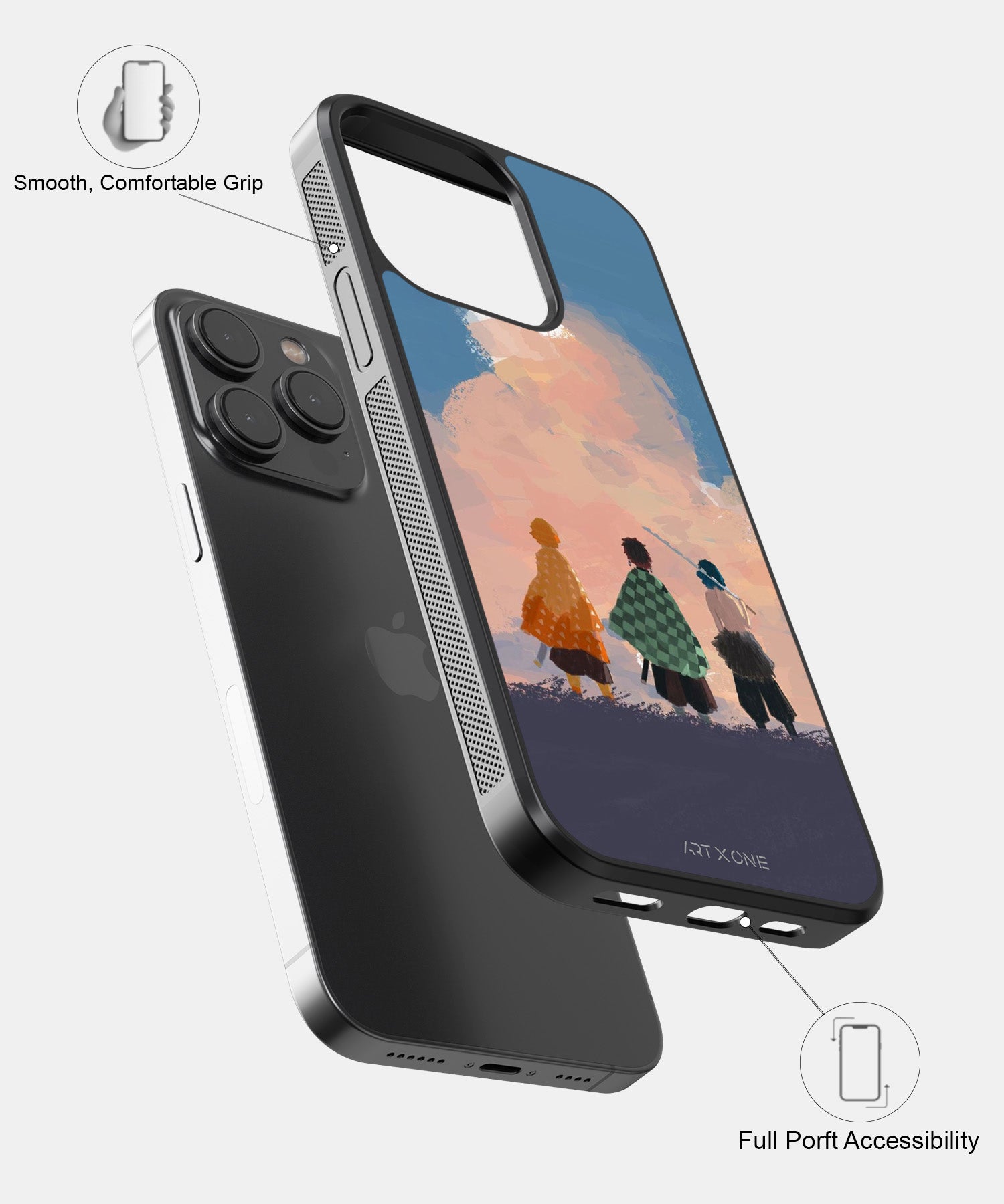 Demon Slayer Pastel Mobile Back Cover