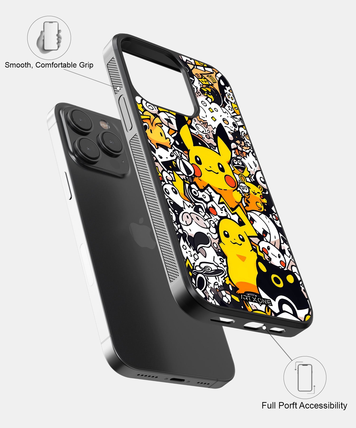 Cartoon (Pichu Pikachu) Mobile Back Cover