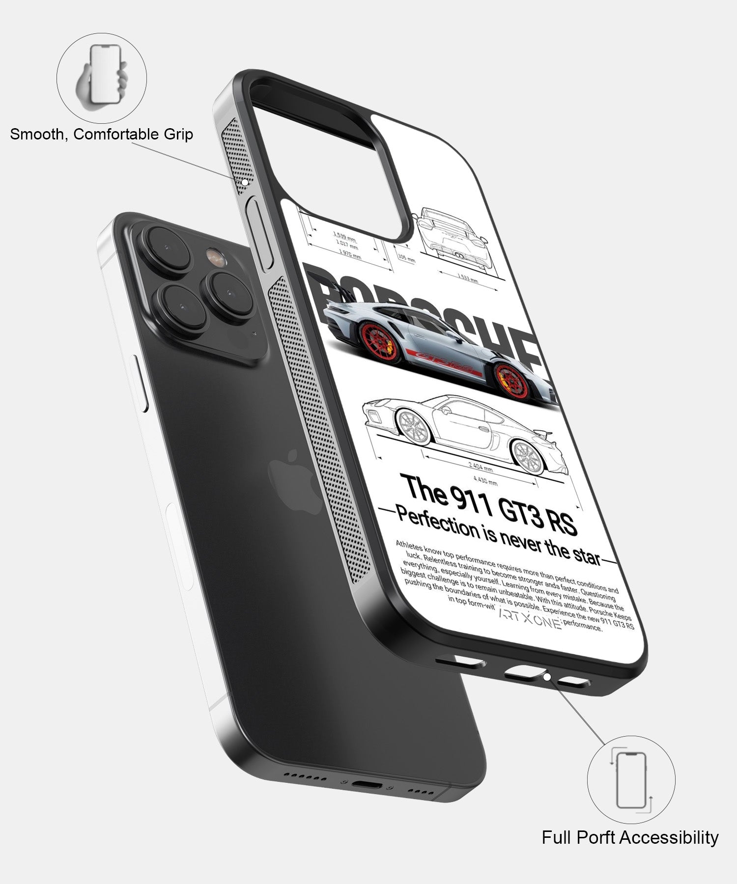 Sports Car (Porsche The 911 GT3 RS) Mobile Back Cover