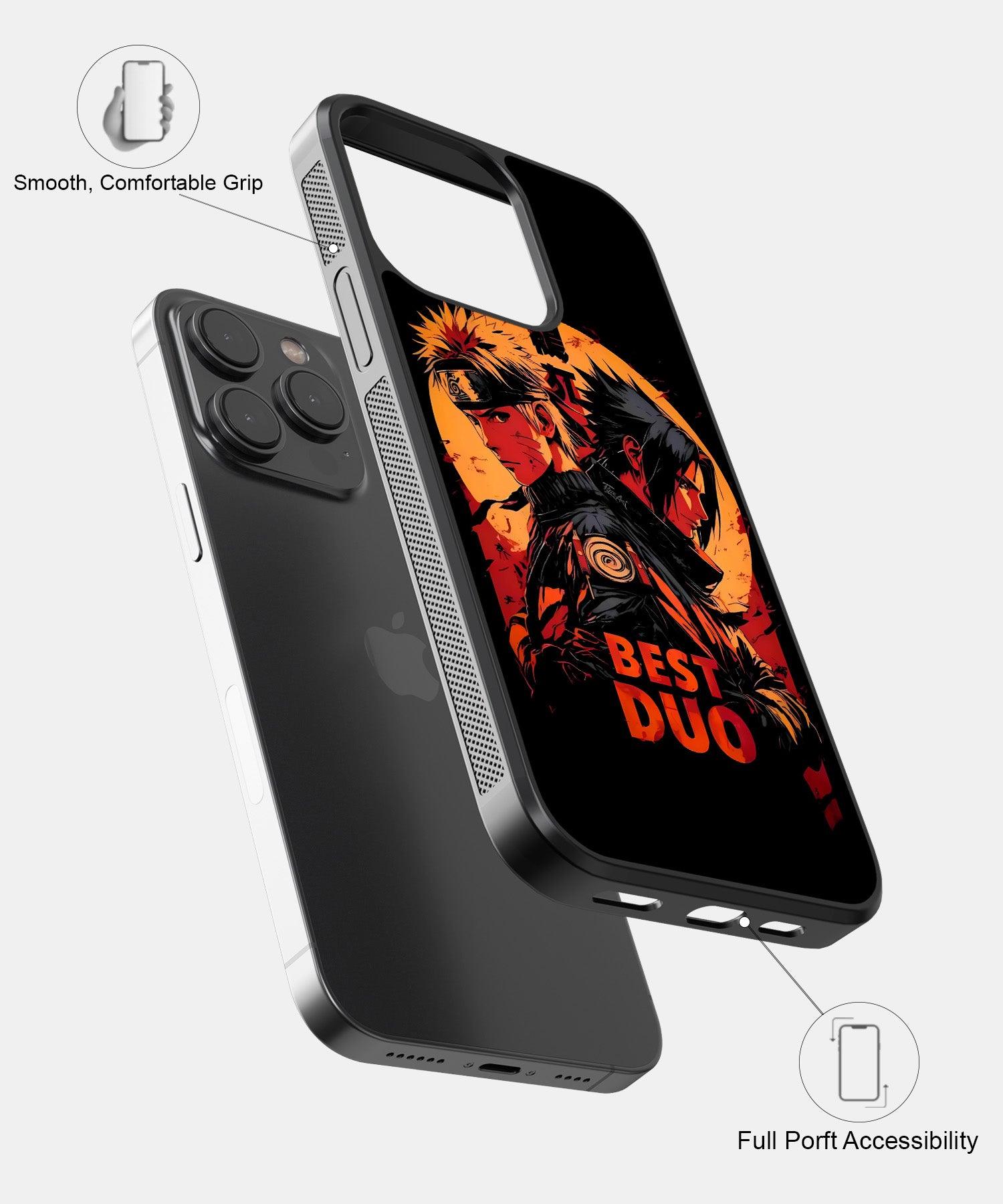 Naruto Sasuke Best Duo Mobile Back Cover